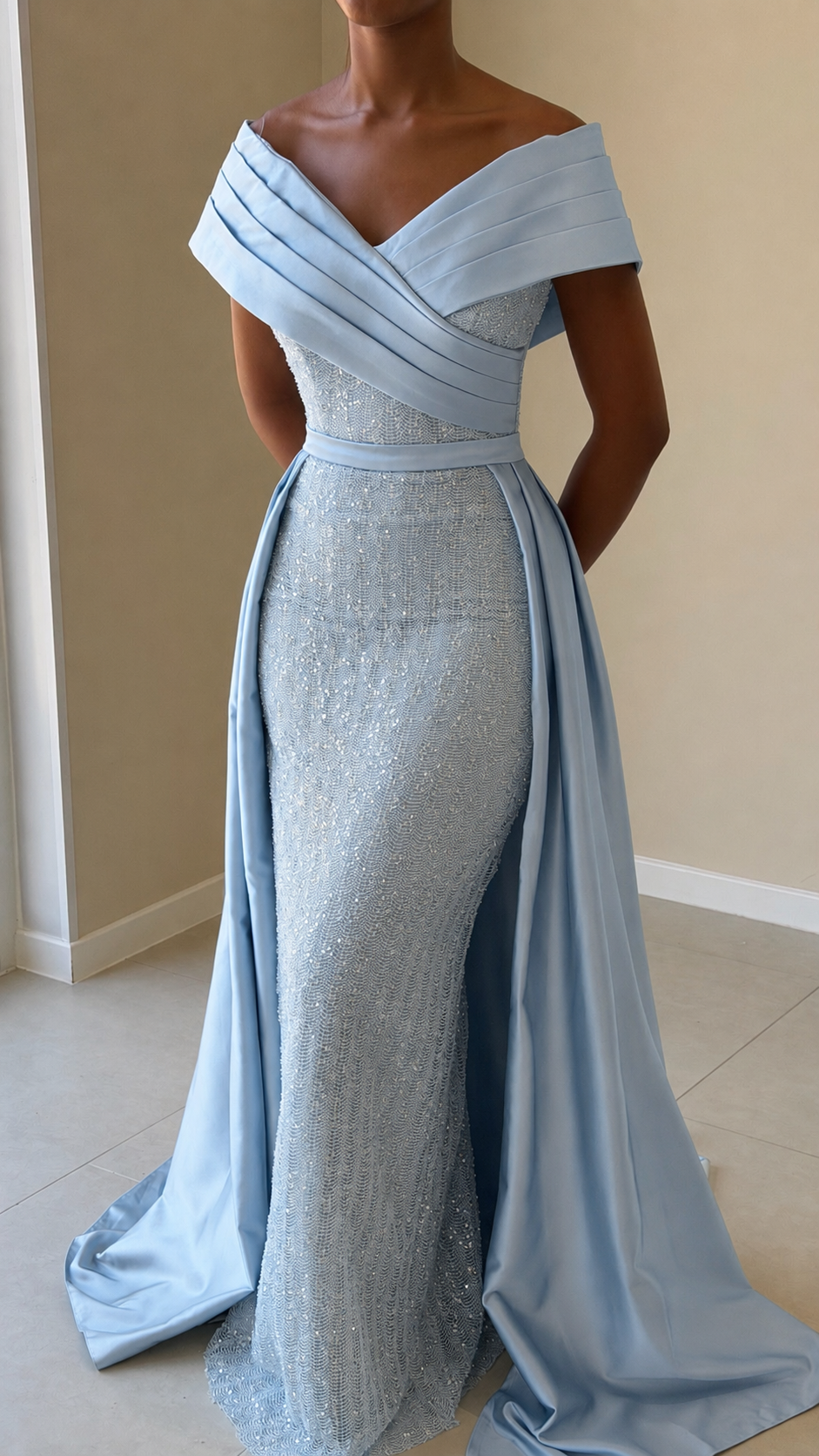 The Zara Dress - Bleu