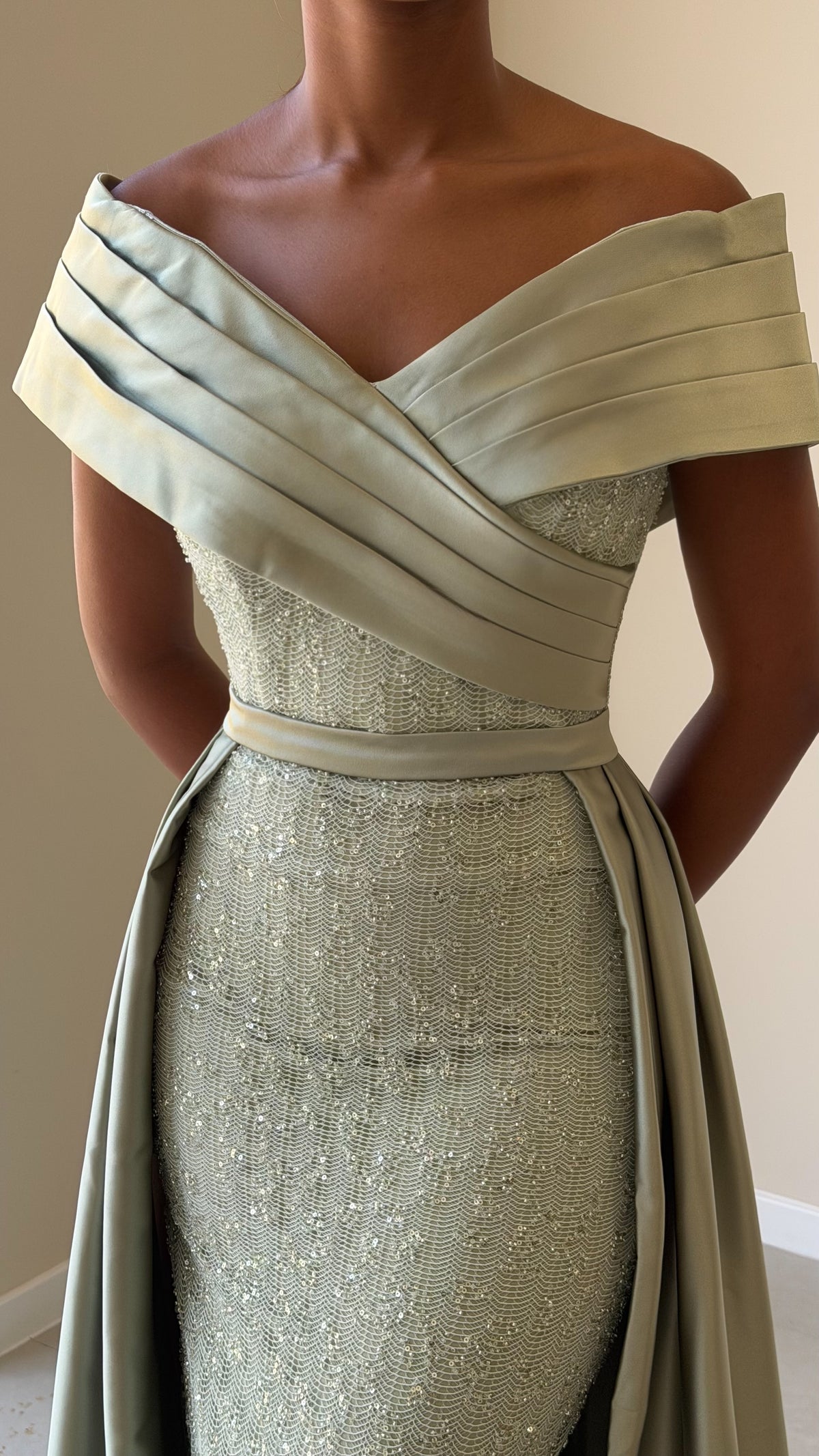 The Zara Dress - Vert sauge