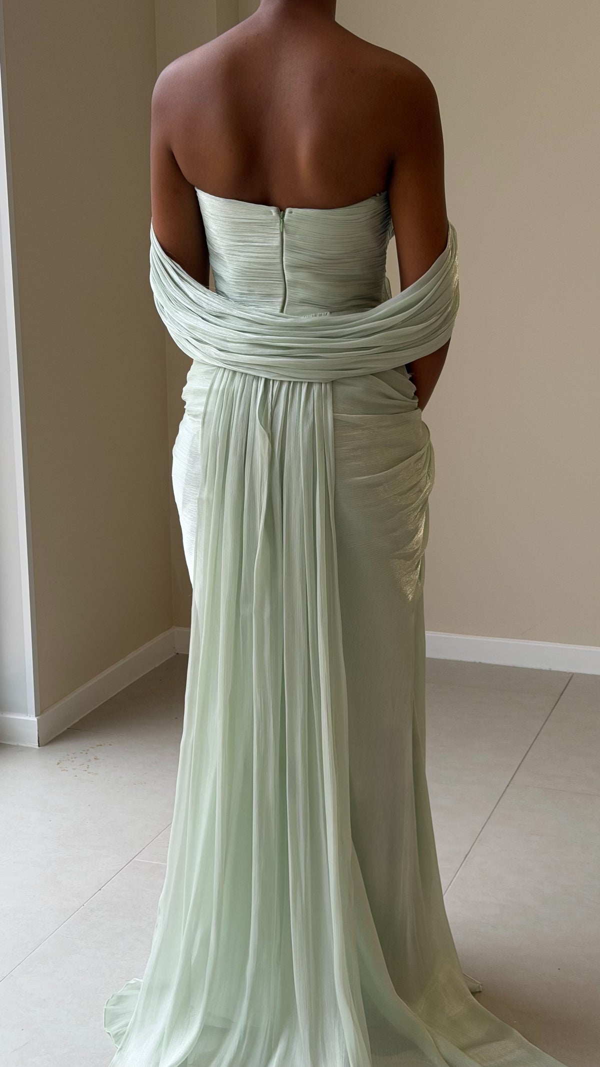 The Erell Dress - Vert sauge