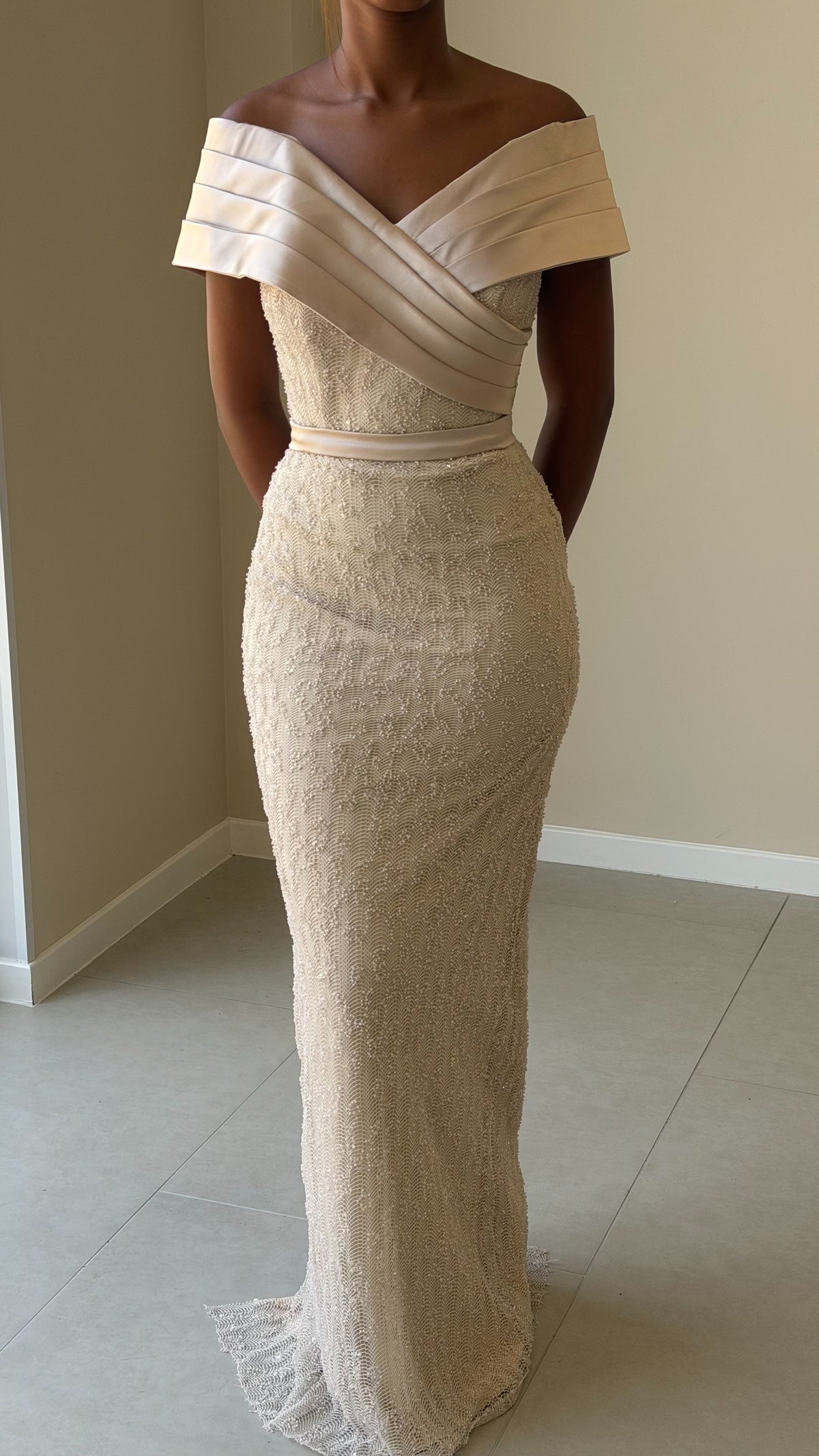 The Zara Dress - Beige