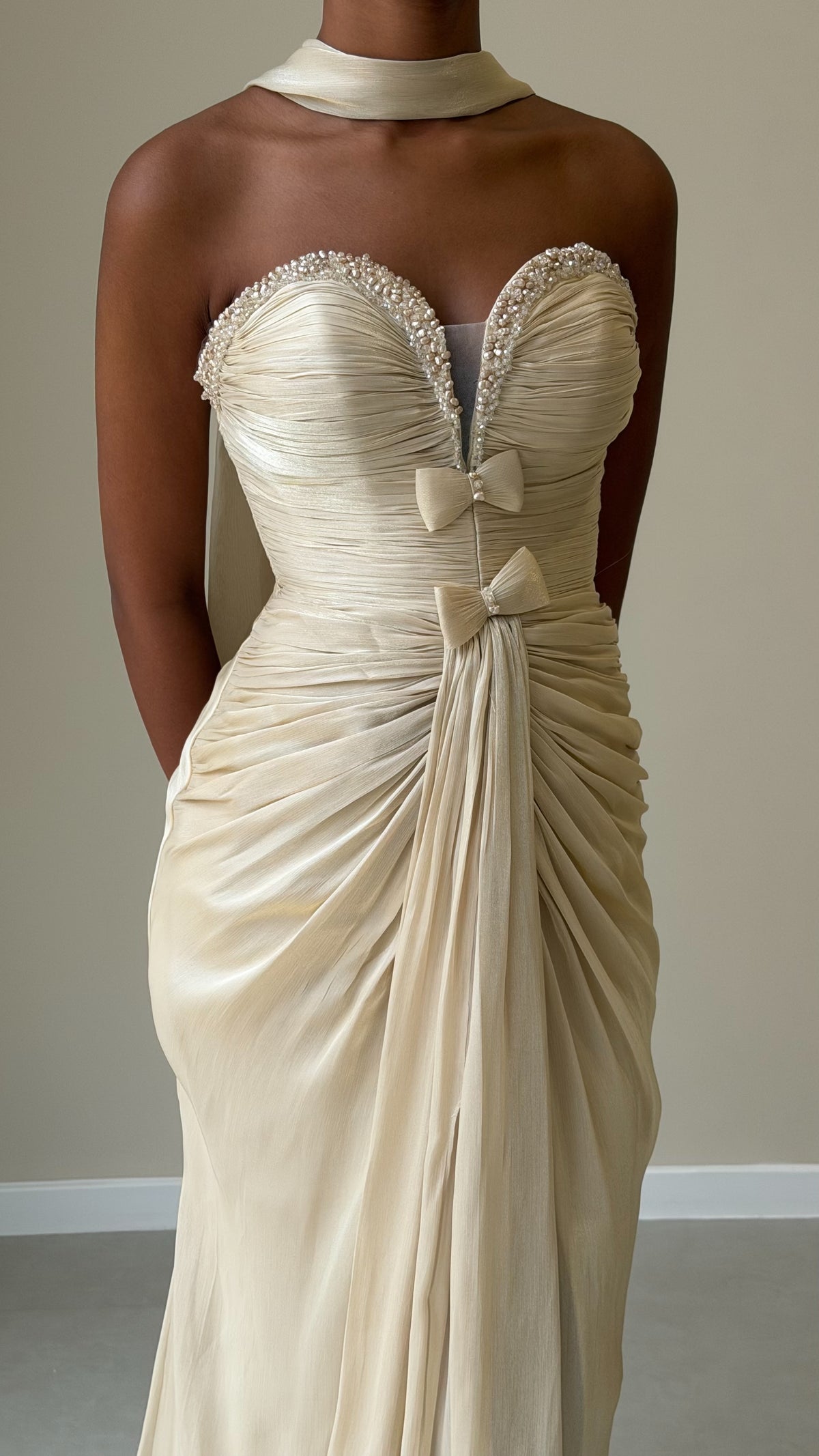 The Uzma Dress - Jaune/Or