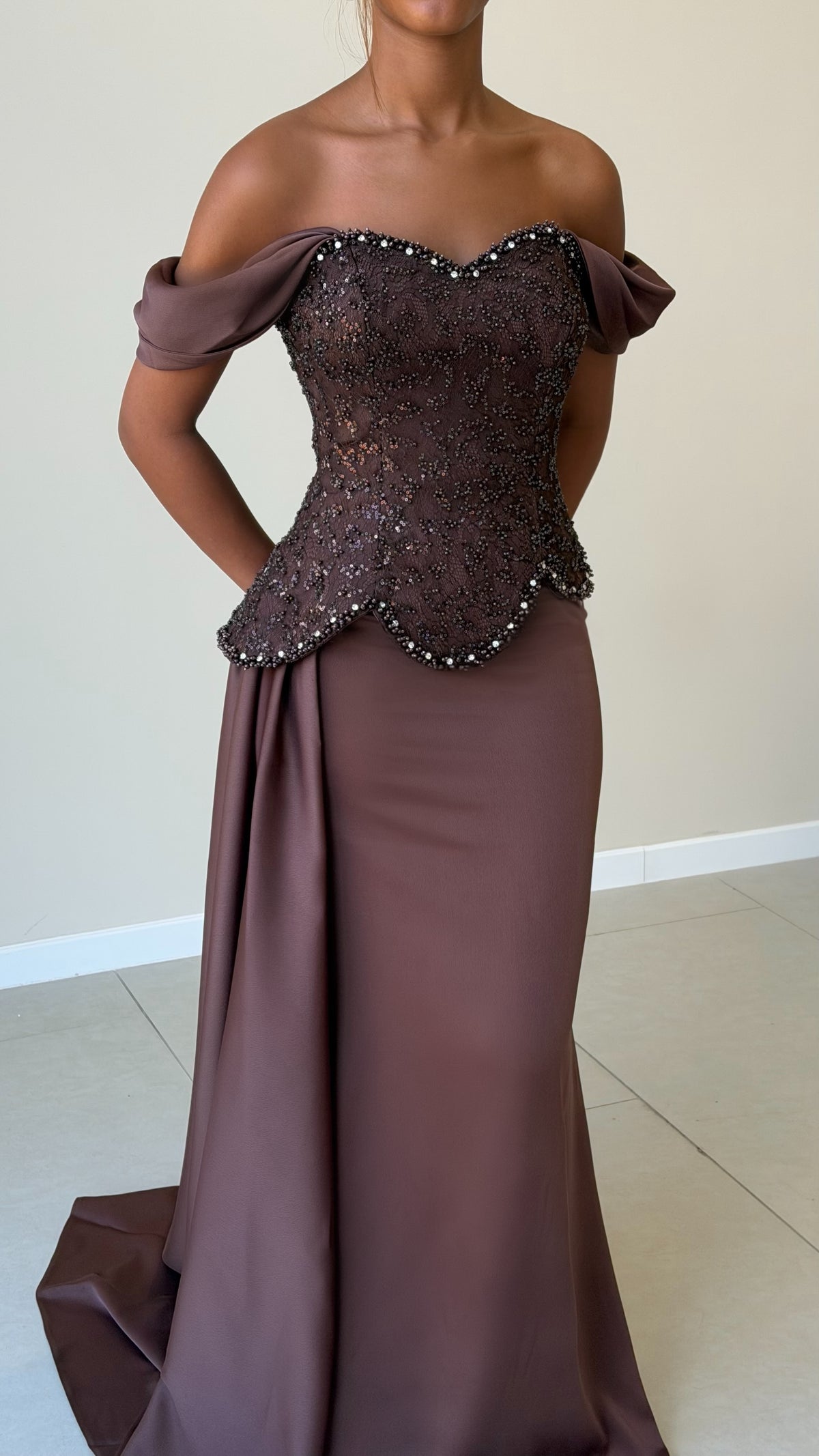 The Naïa Dress - Marron