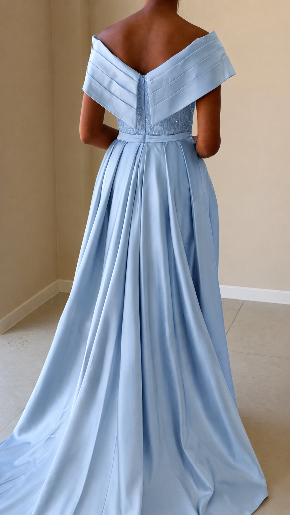 The Zara Dress - Bleu