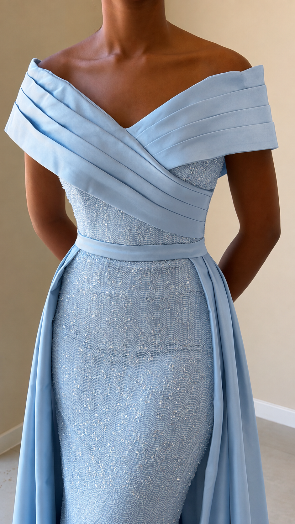 The Zara Dress - Bleu