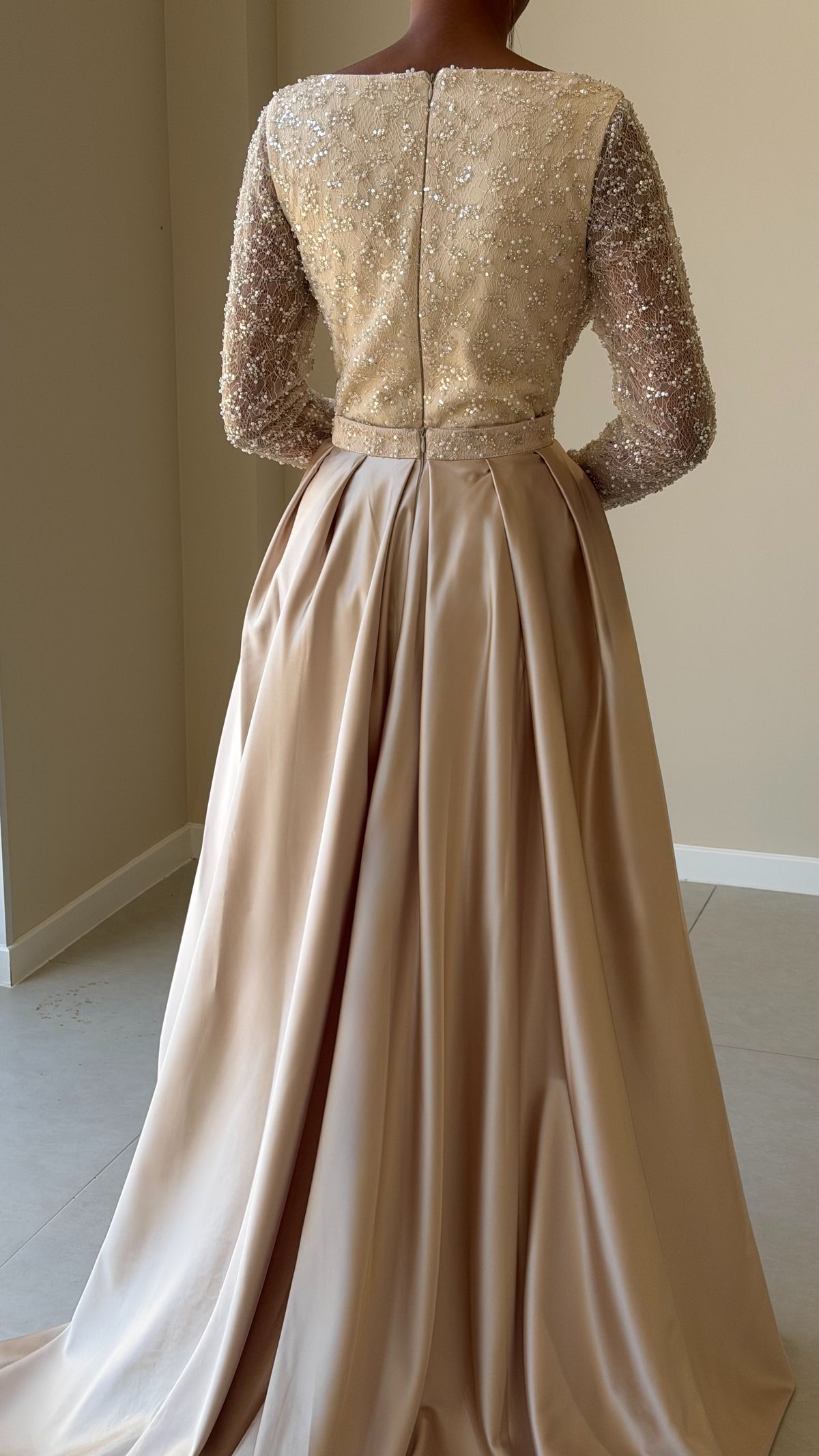 The Pia Dress - Beige