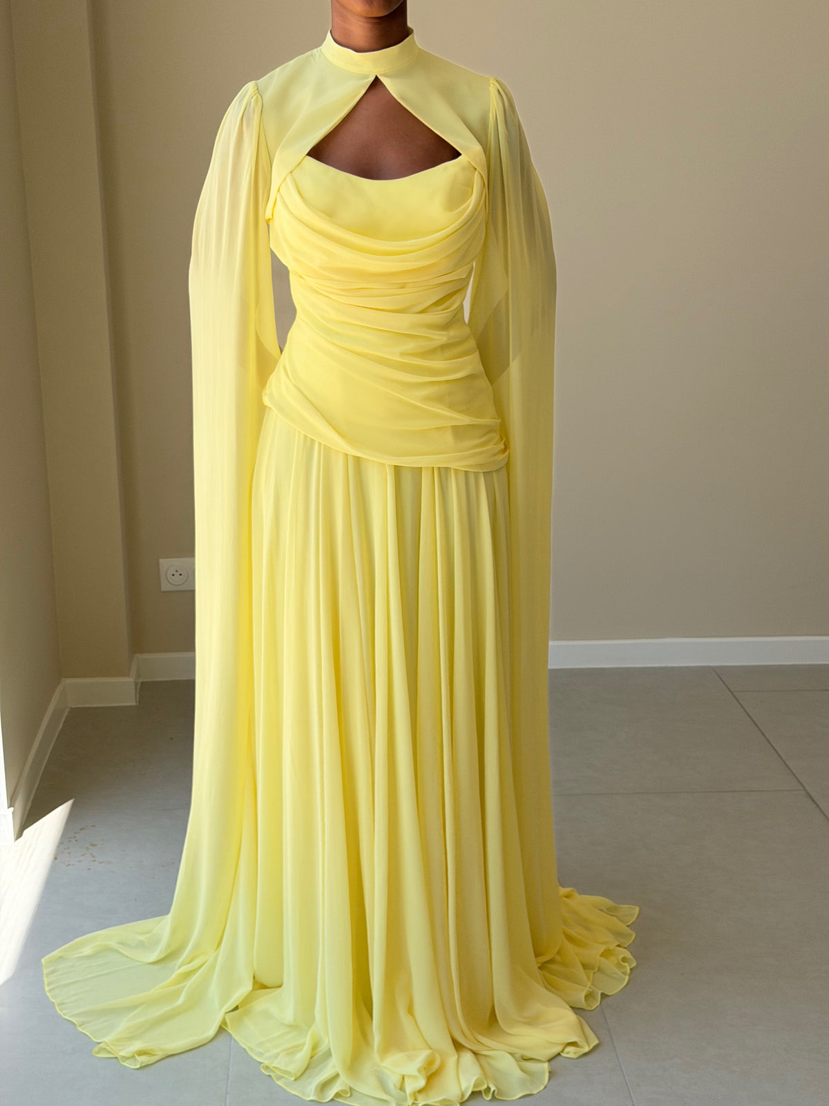 The Manel Dress - Jaune