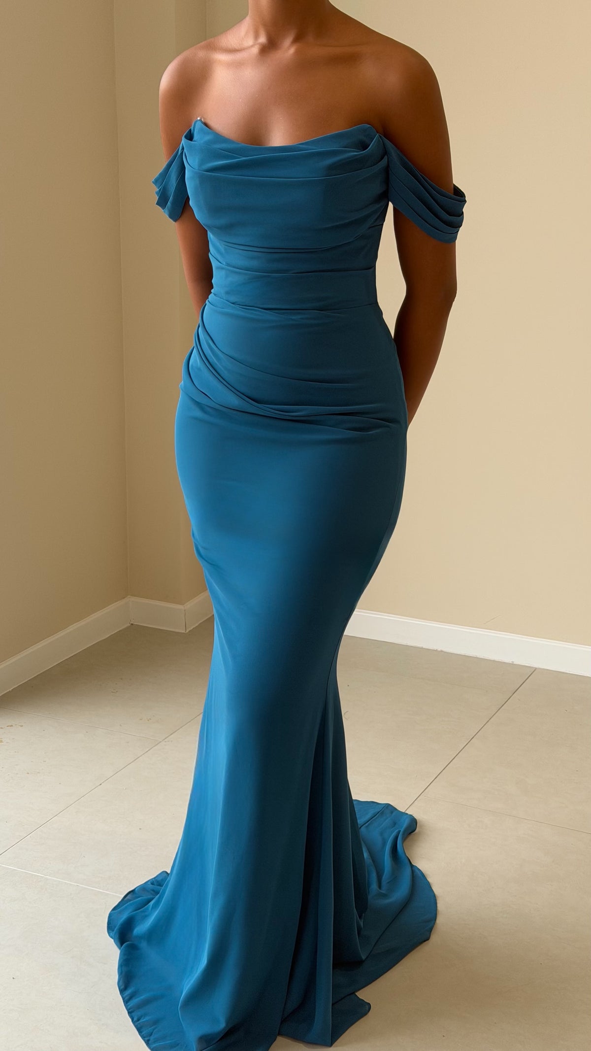 The Angel Dress - Bleu pétrole