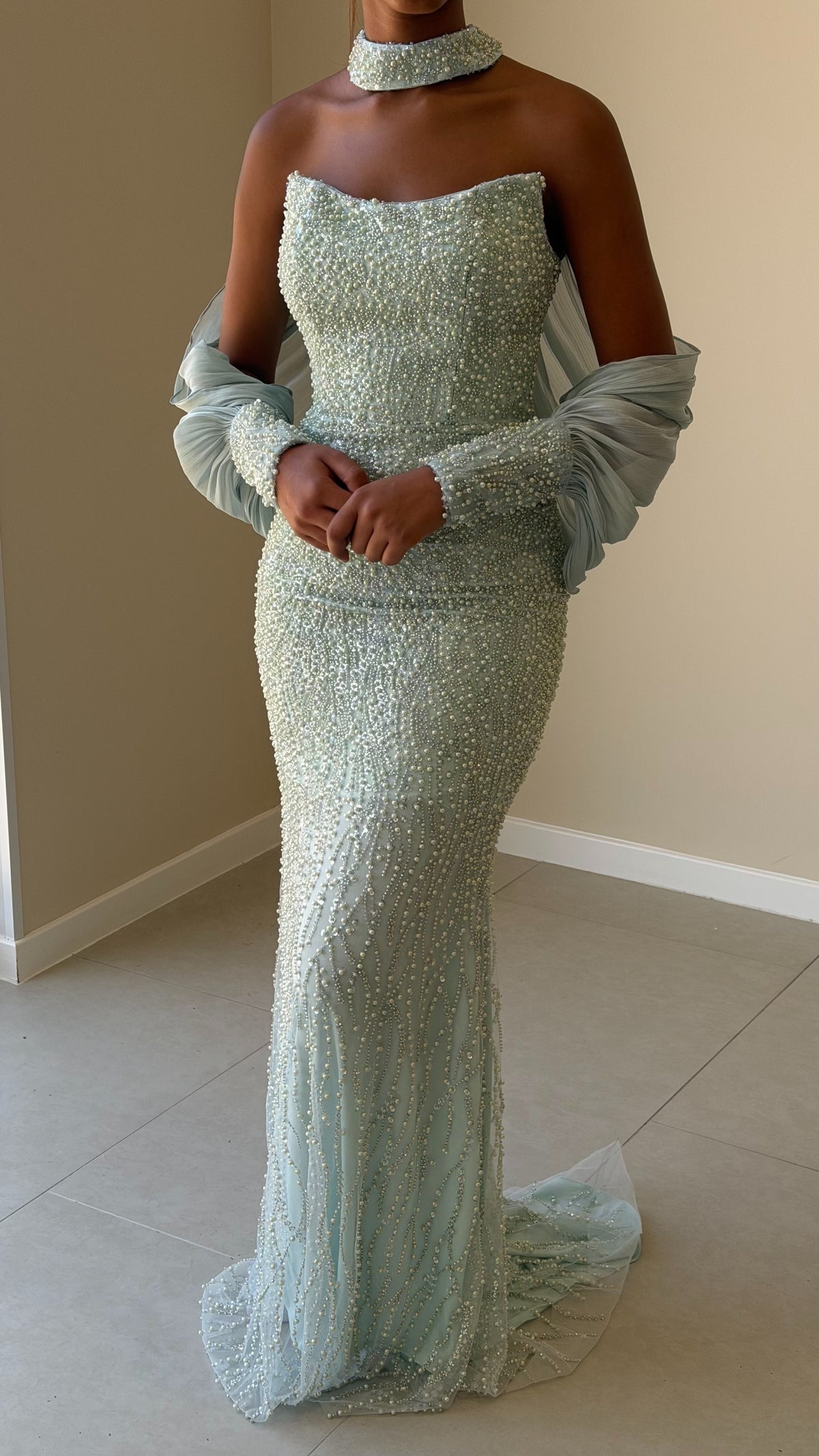 The Gulden Dress - Bleu céladon