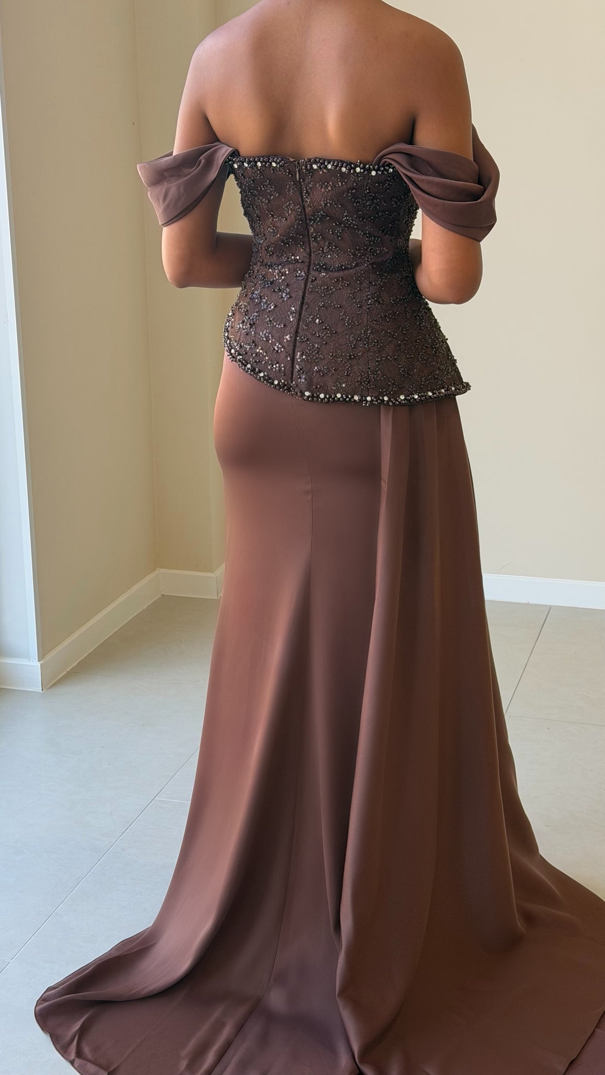 The Naïa Dress - Marron