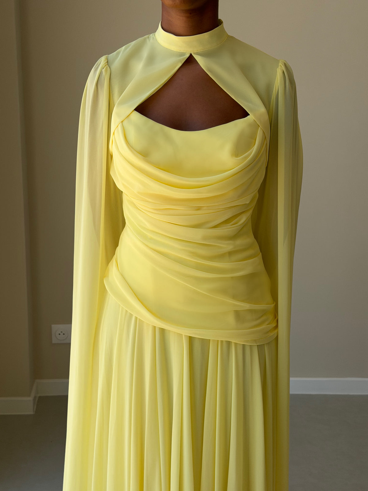 The Manel Dress - Jaune