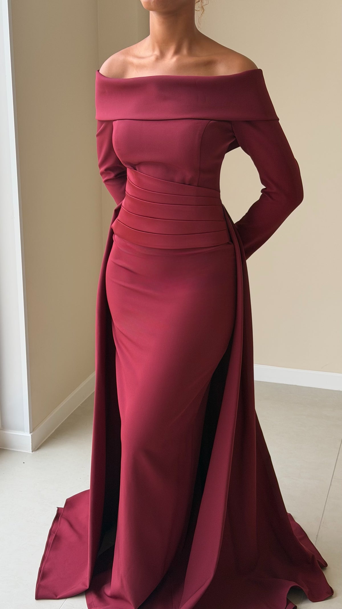 The Darla Dress - Bordeaux