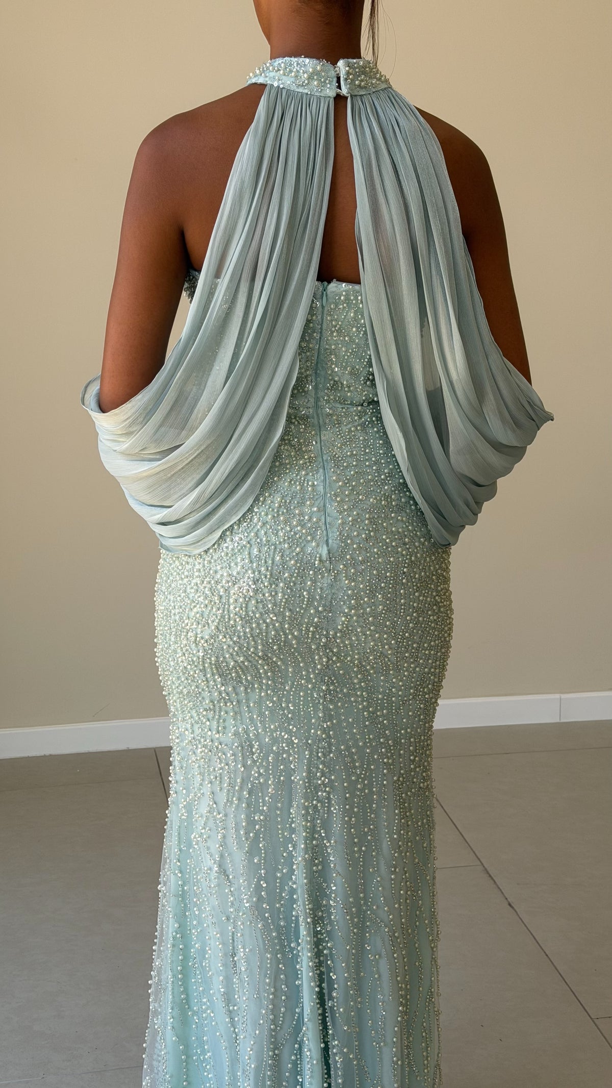 The Gulden Dress - Bleu céladon