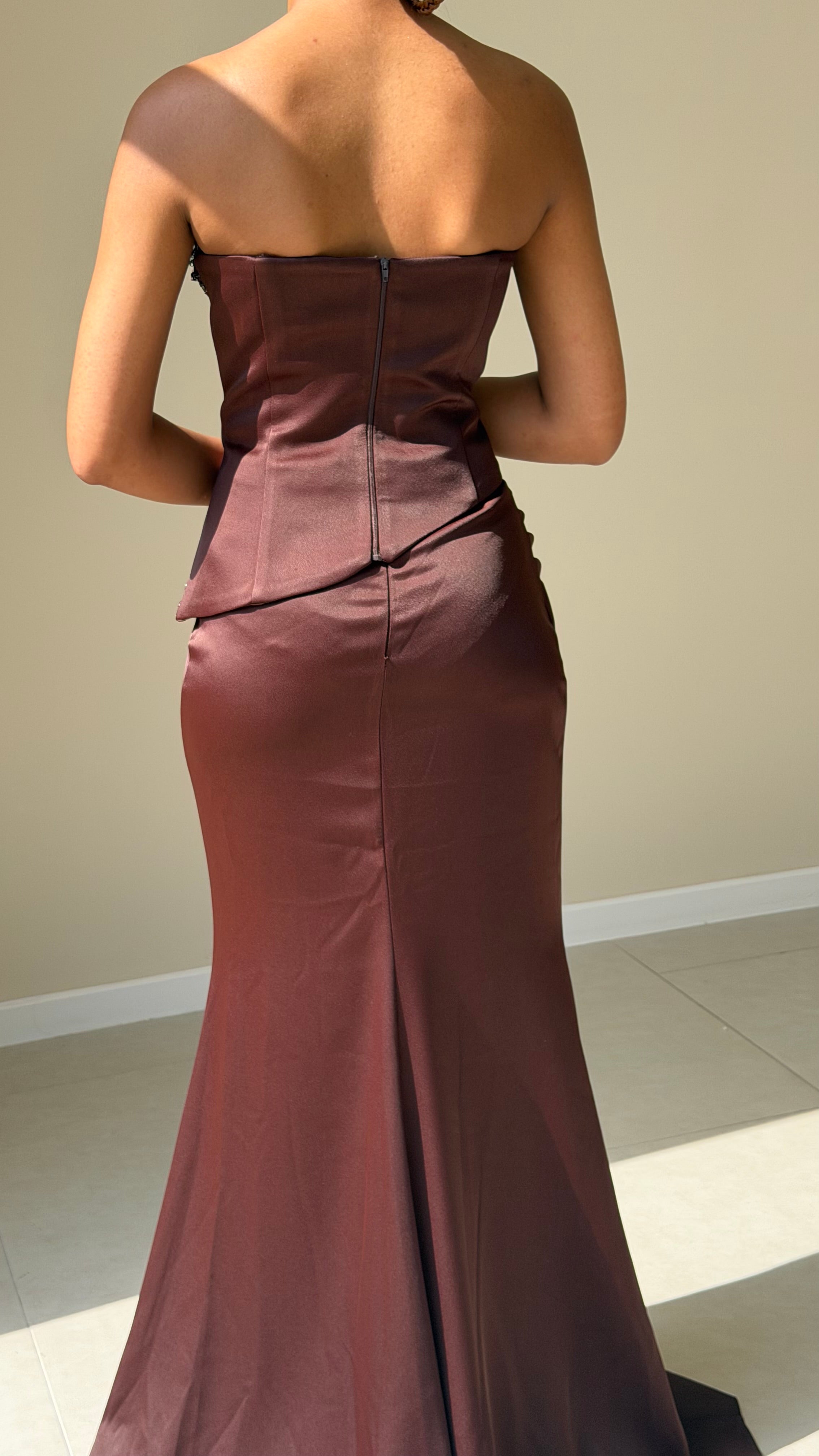 The Ajda Dress Marron