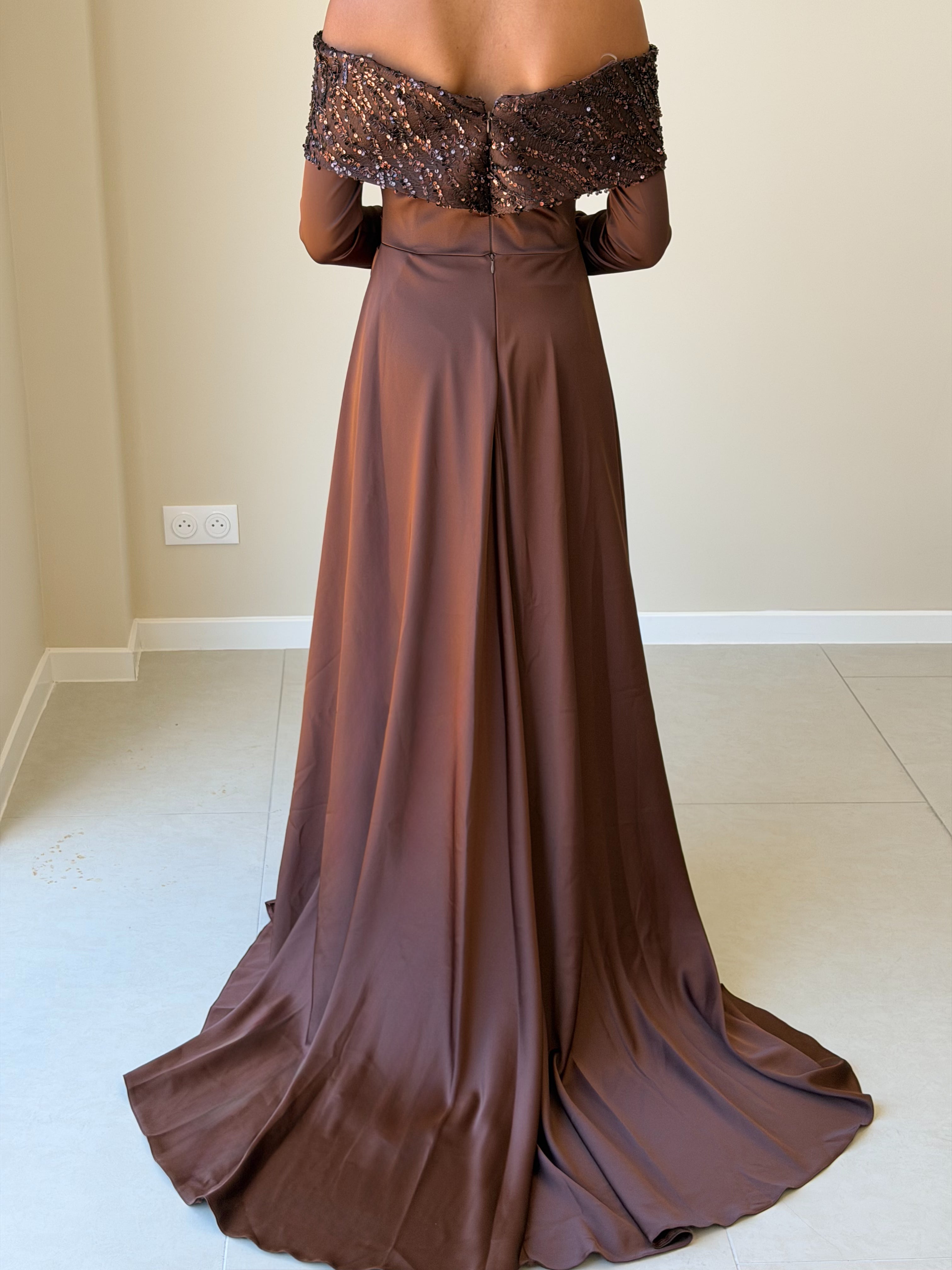 The Liana Dress - Marron