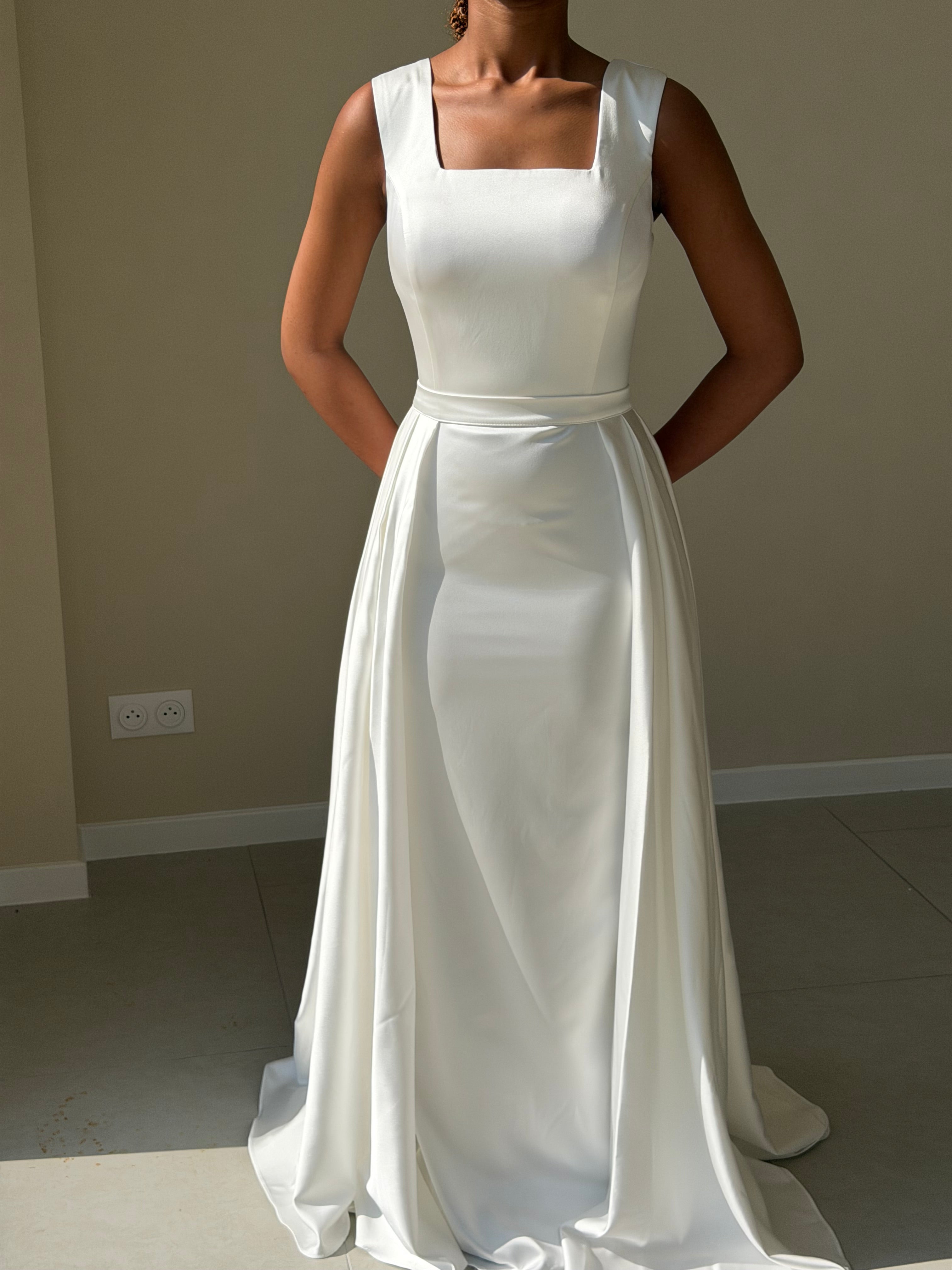 The Velia Dress - Blanc