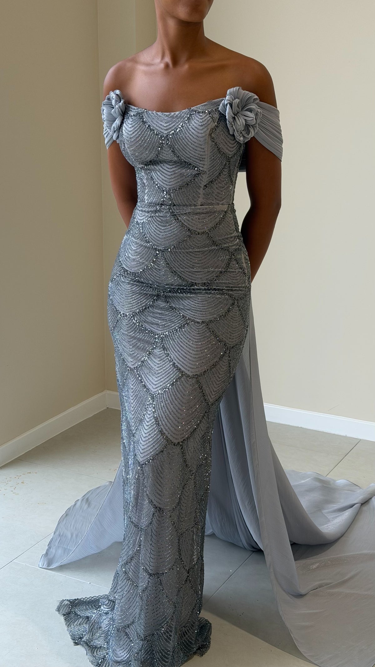 The Maryline Dress - Gris