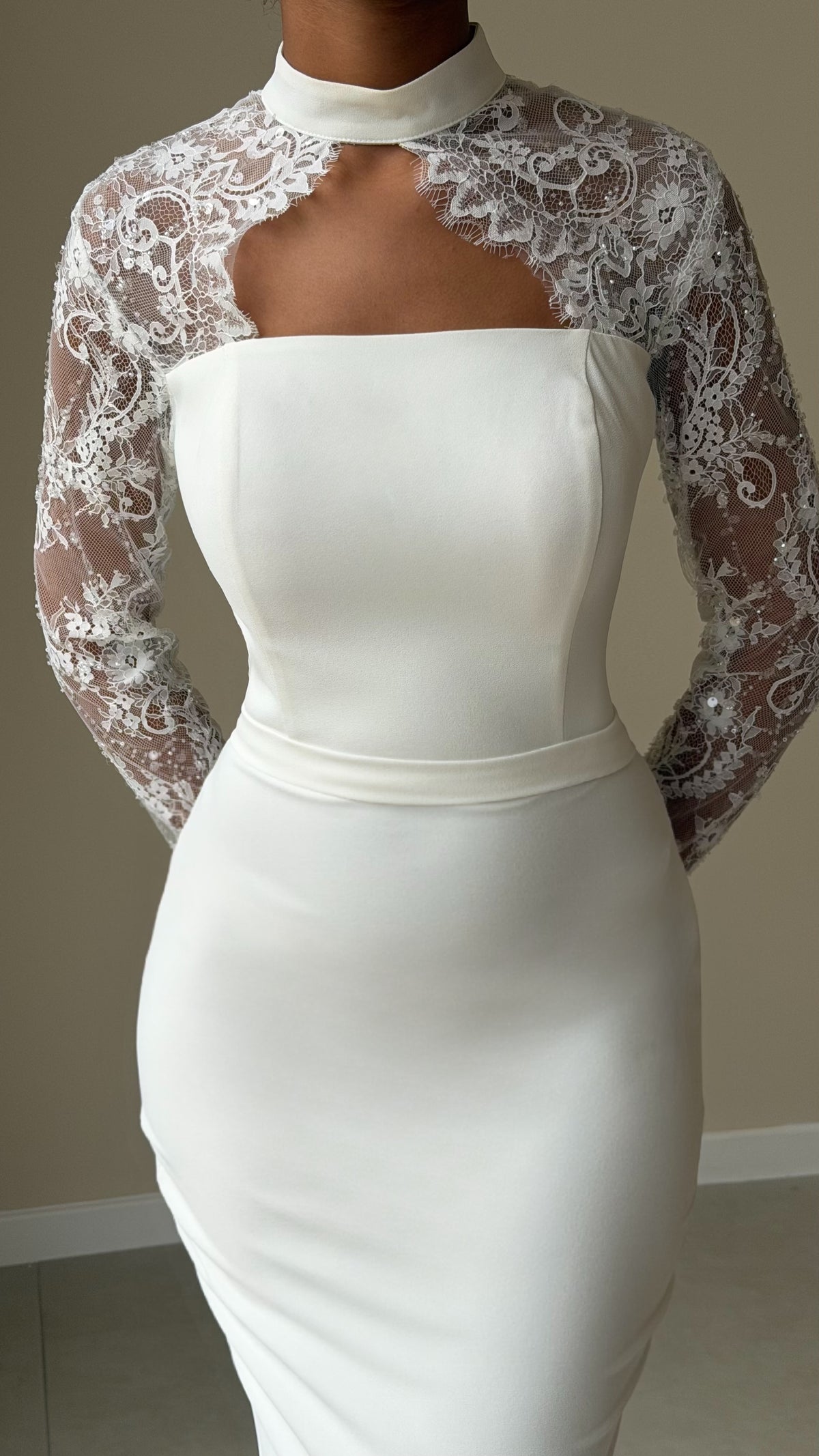 The Ilham Dress - Blanc