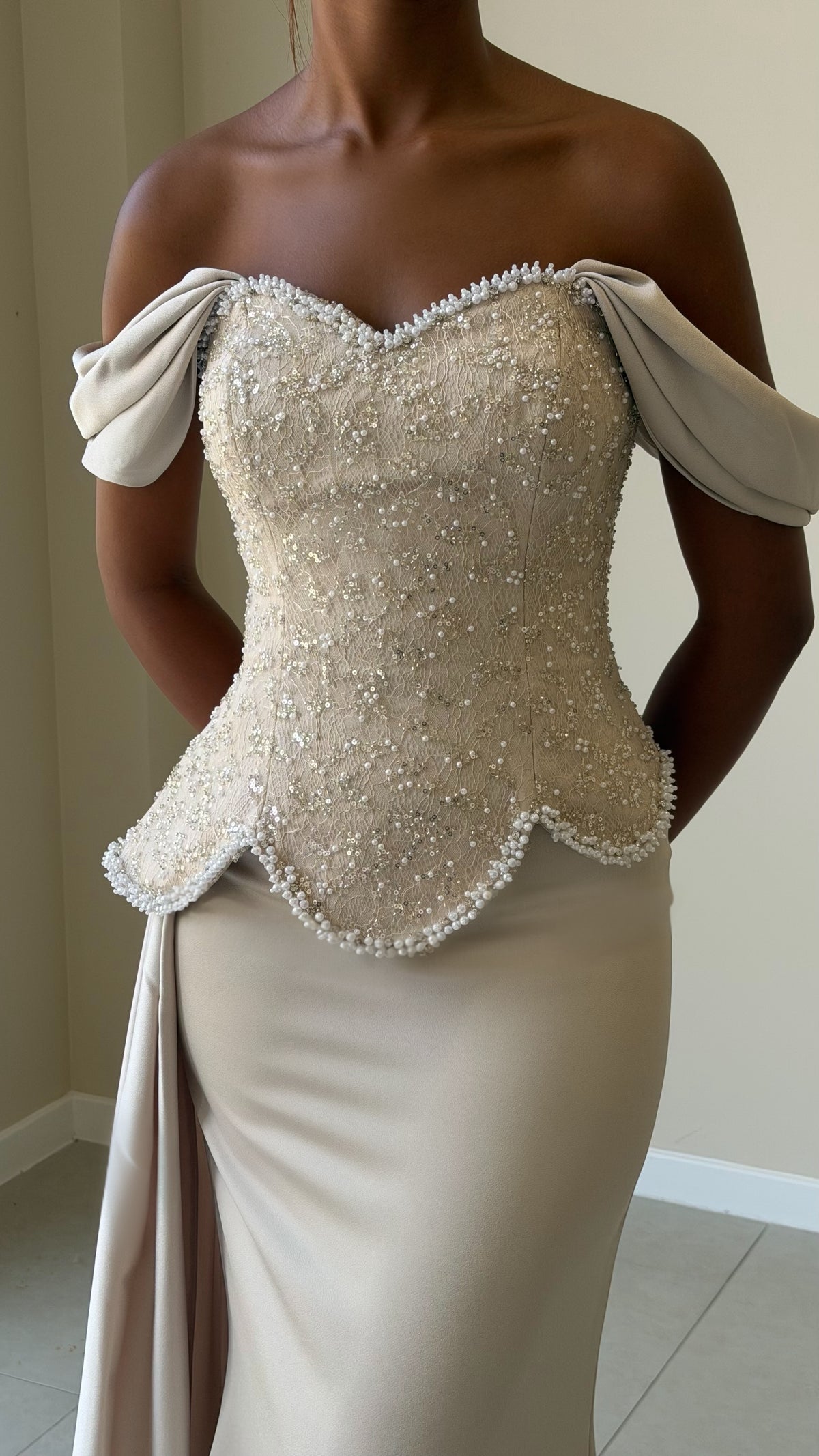 The Naïa Dress - Beige