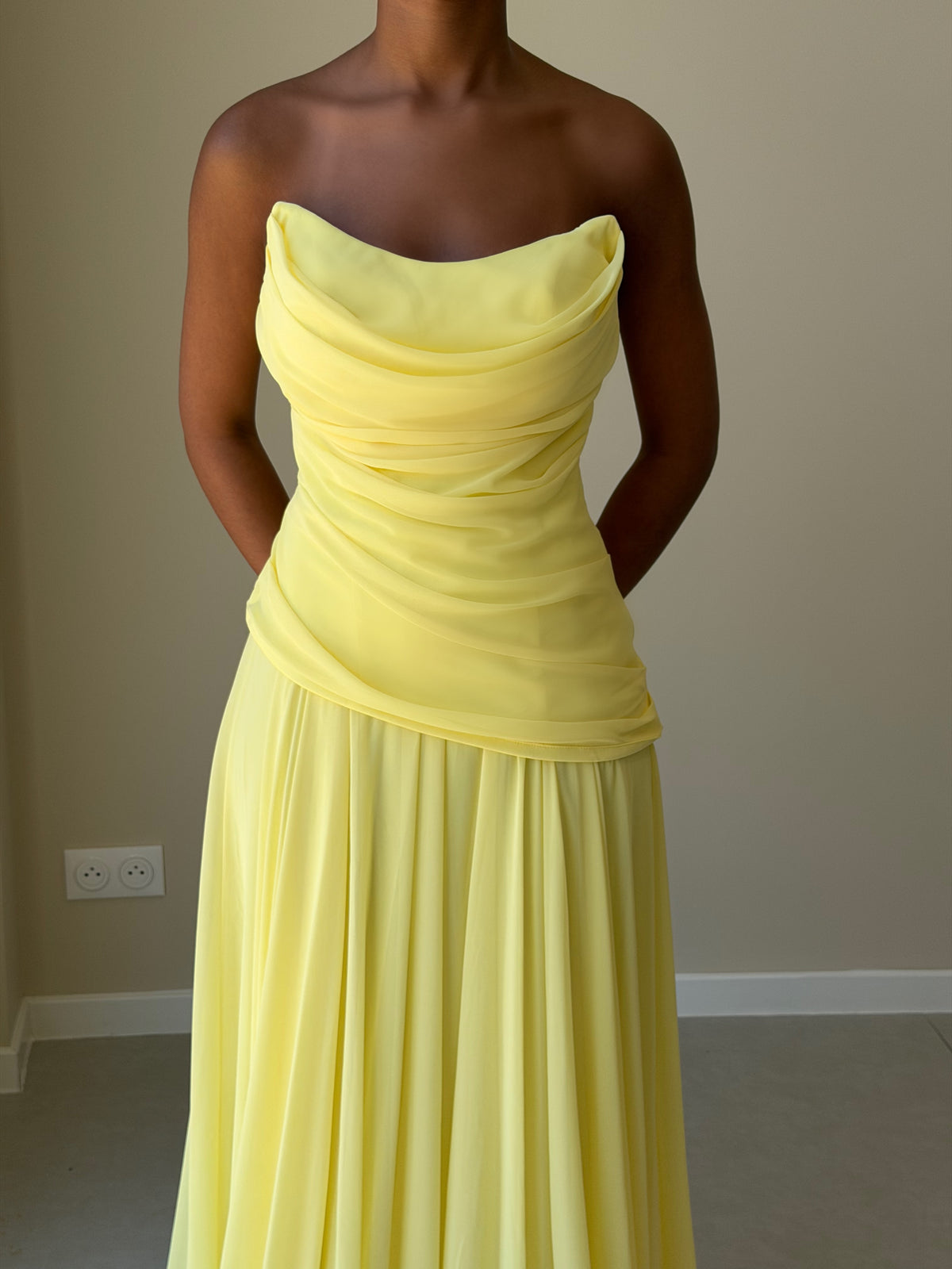 The Manel Dress - Jaune