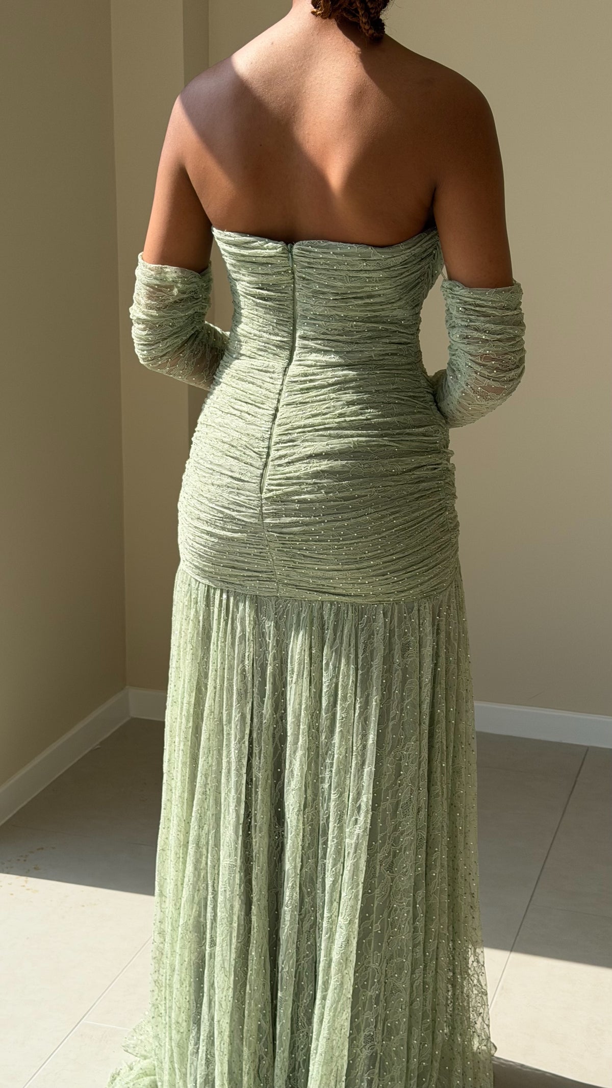 The Rosa Dress - Salbeigrün