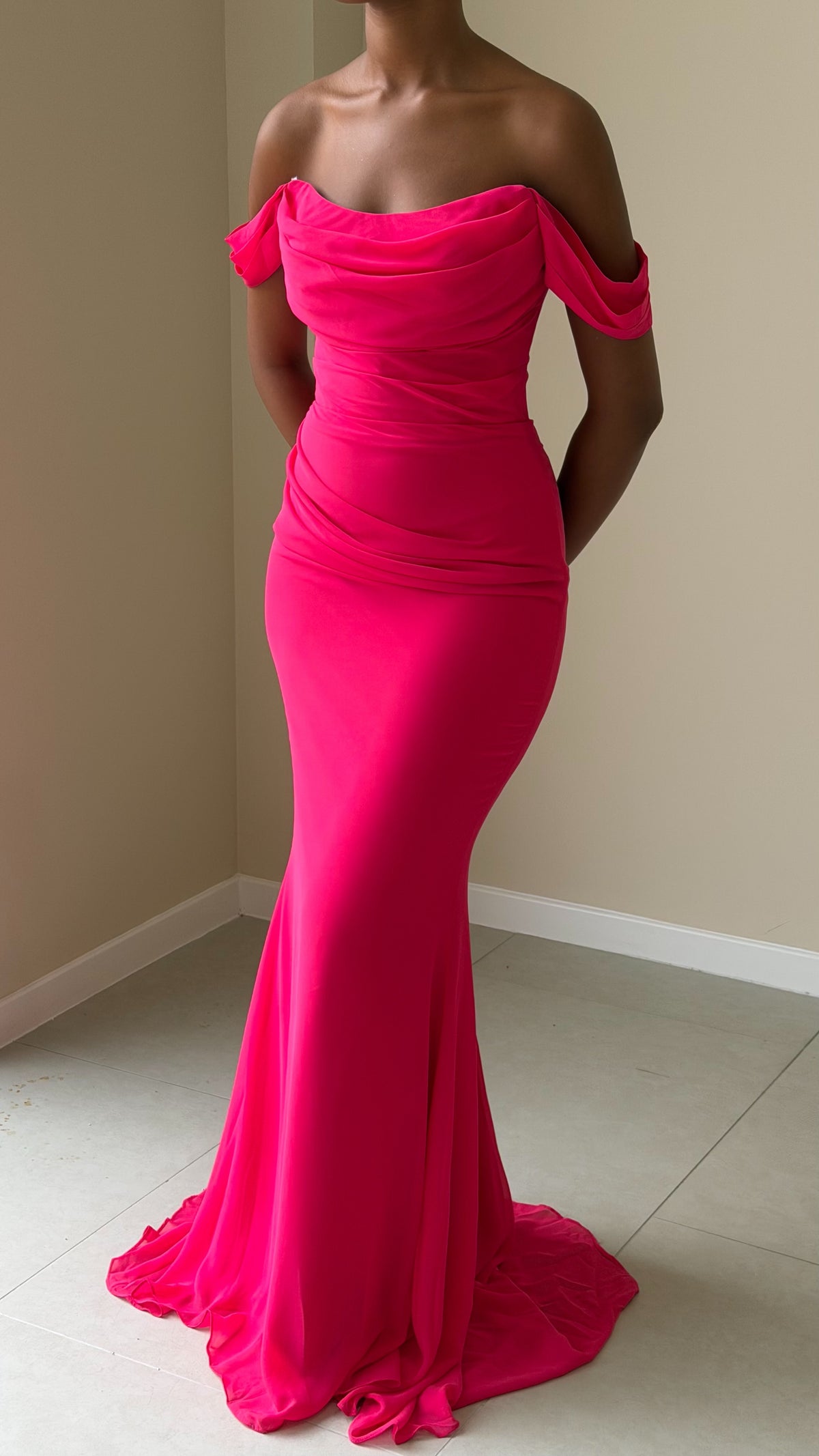 The Angel Dress - Fuchsia
