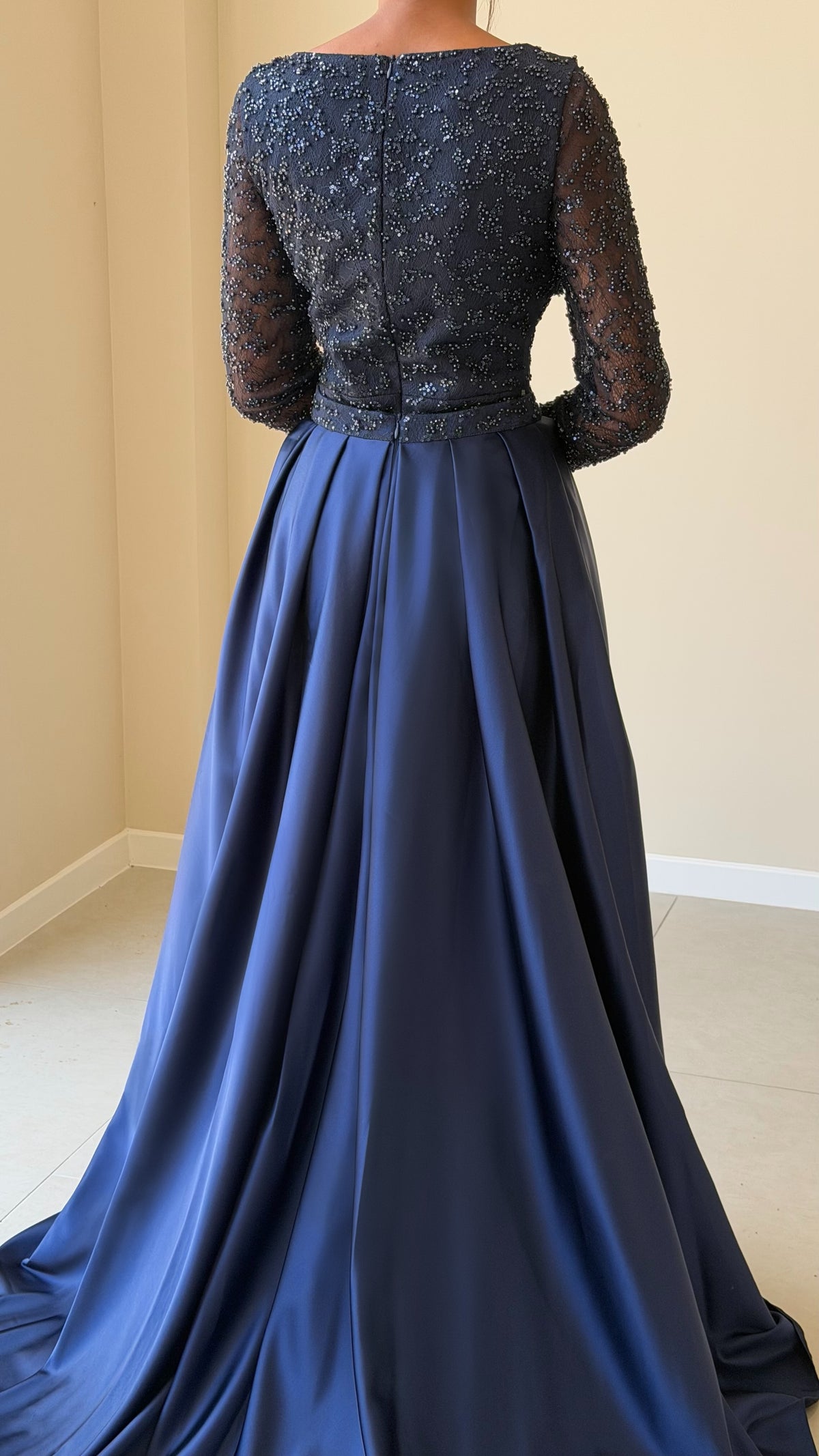 The Pia Dress - Bleu marine
