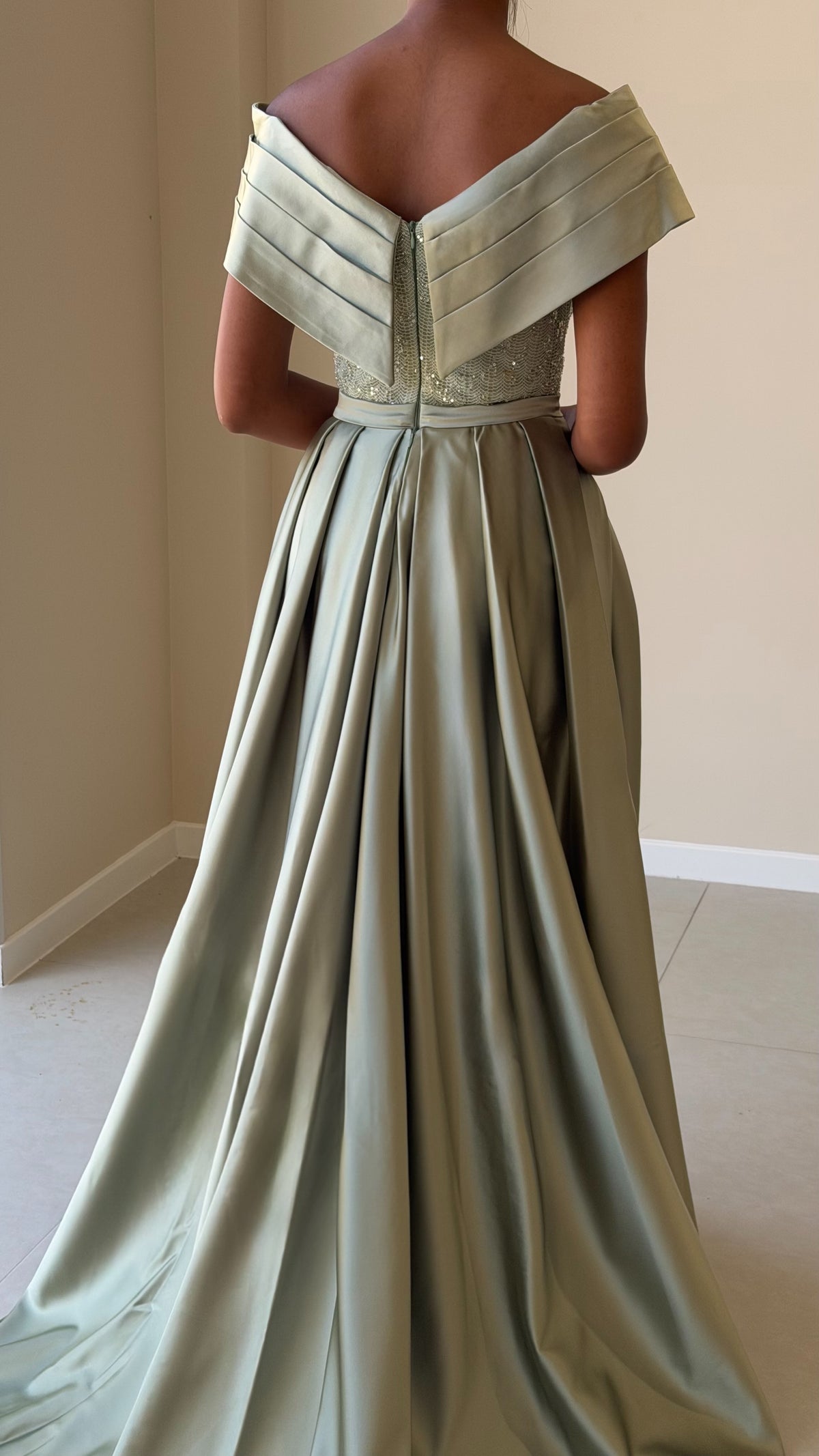 The Zara Dress - Vert sauge