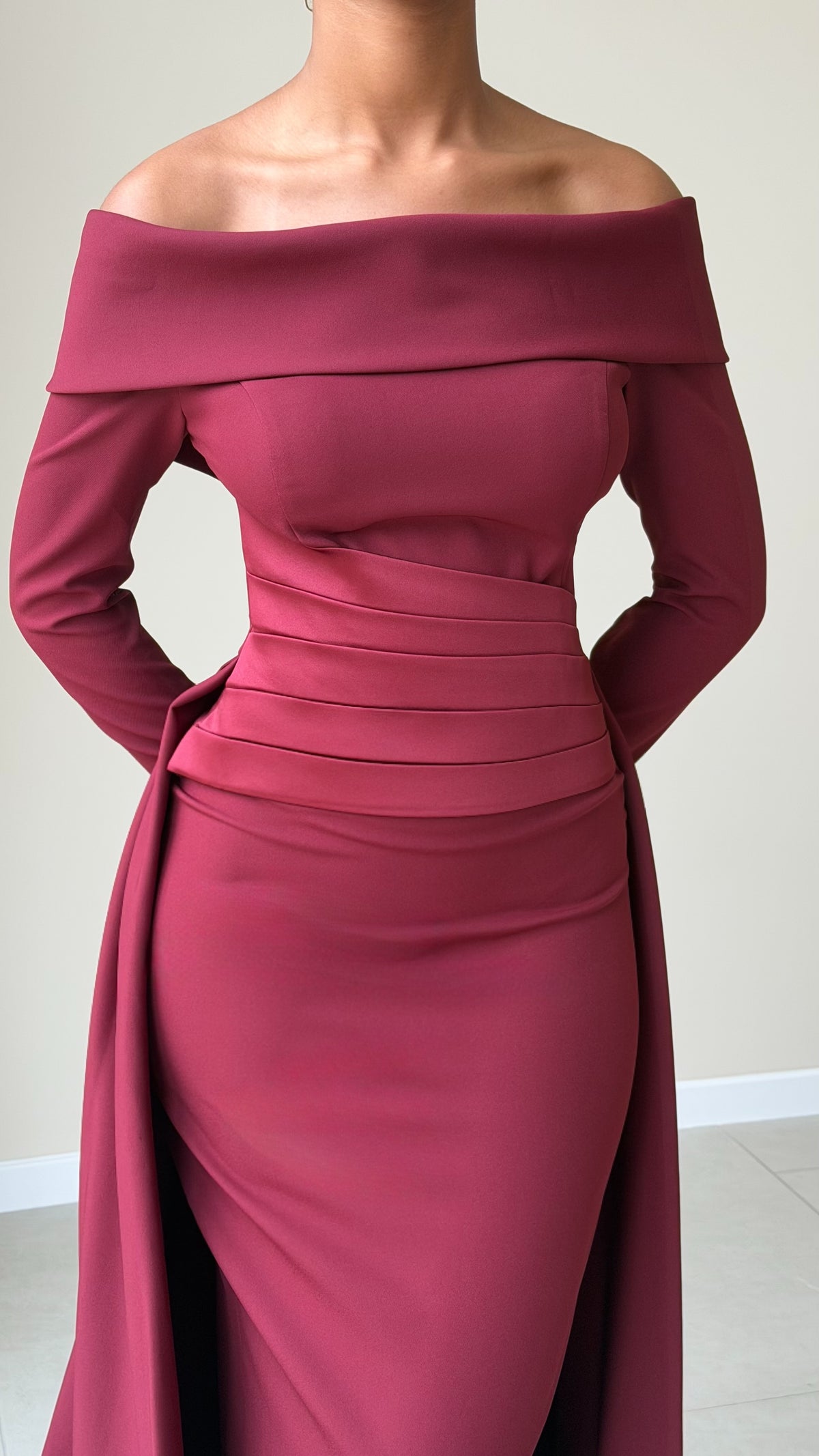 The Darla Dress - Bordeaux