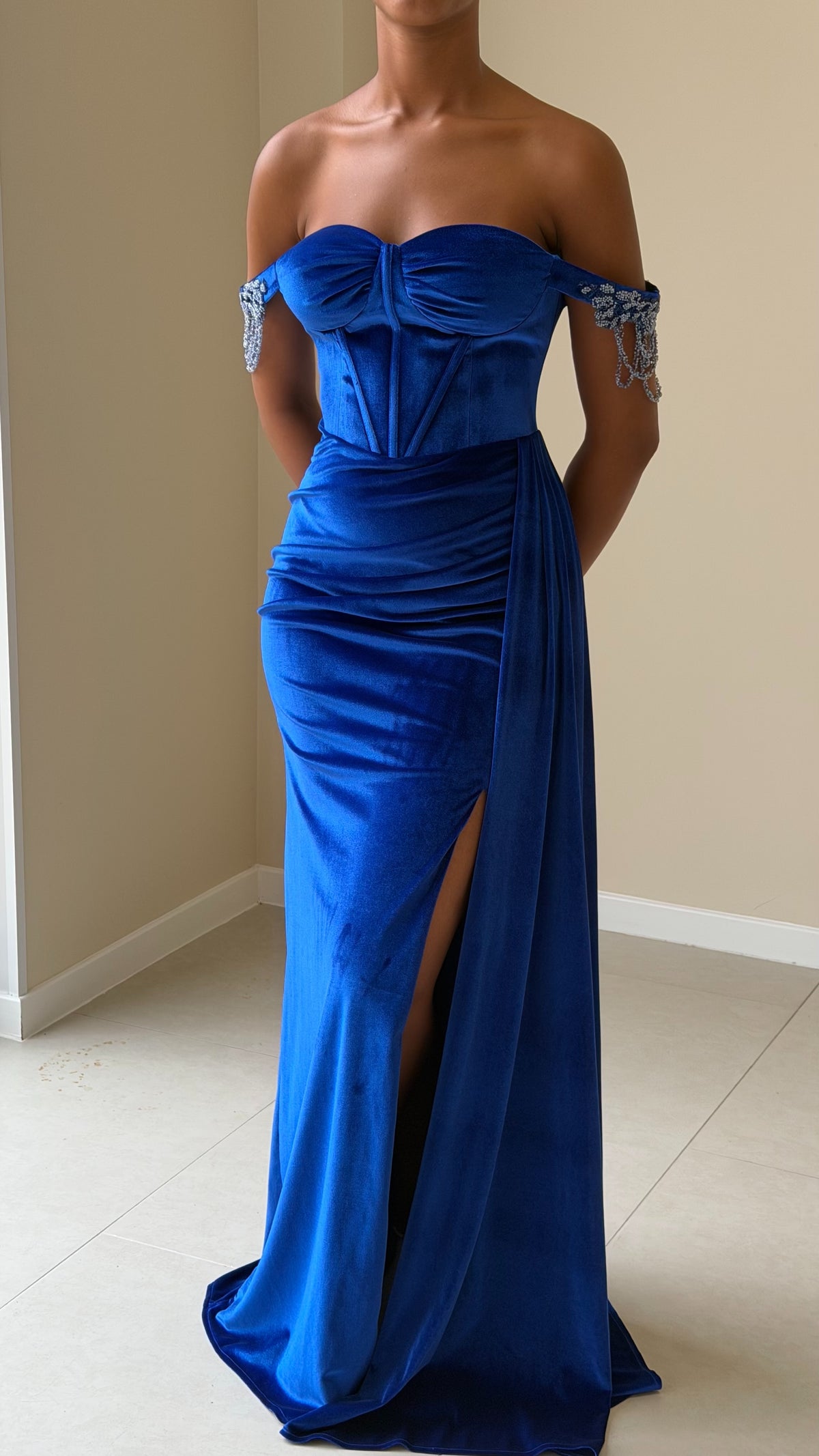The Alicia Dress - Bleu