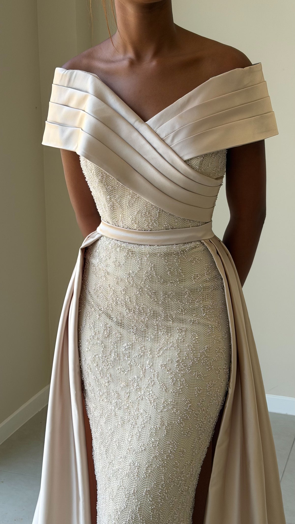 The Zara Dress - Beige