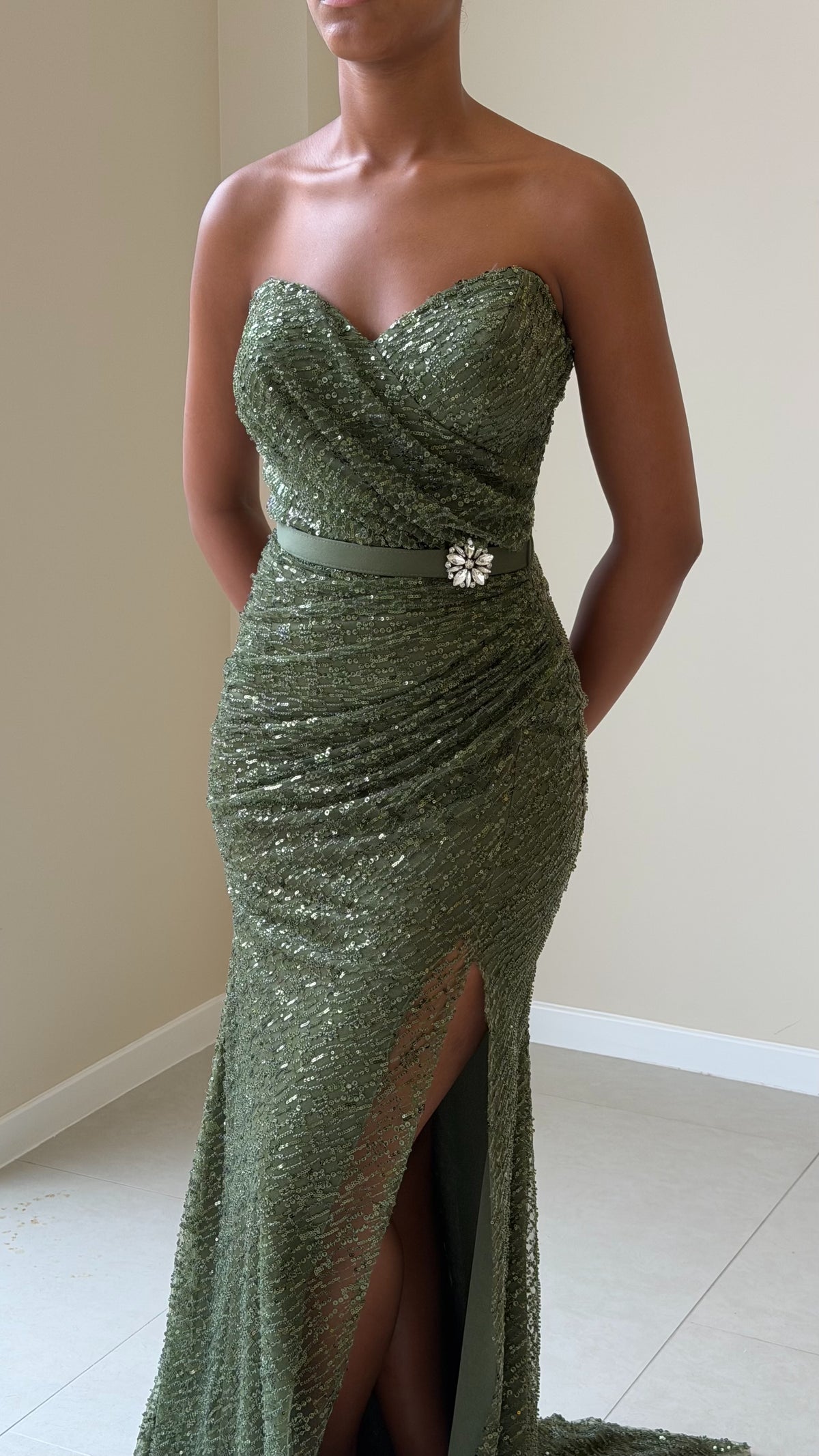 The Nil Dress - Vert