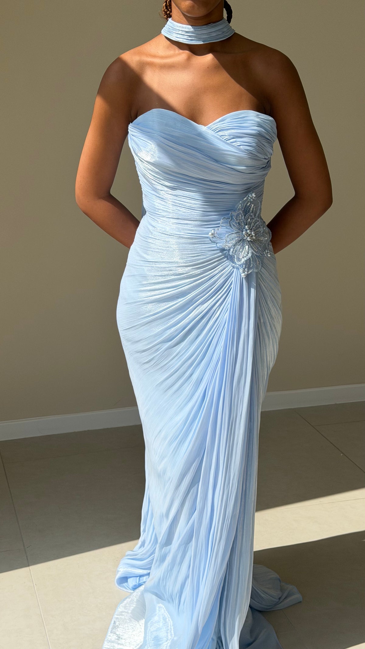 The Indila Dress - Bleu