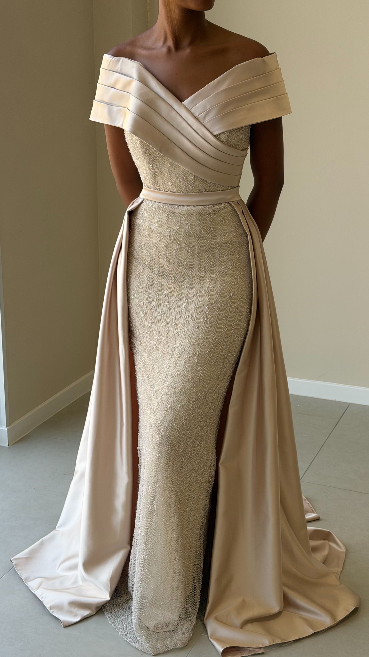 The Zara Dress - Beige