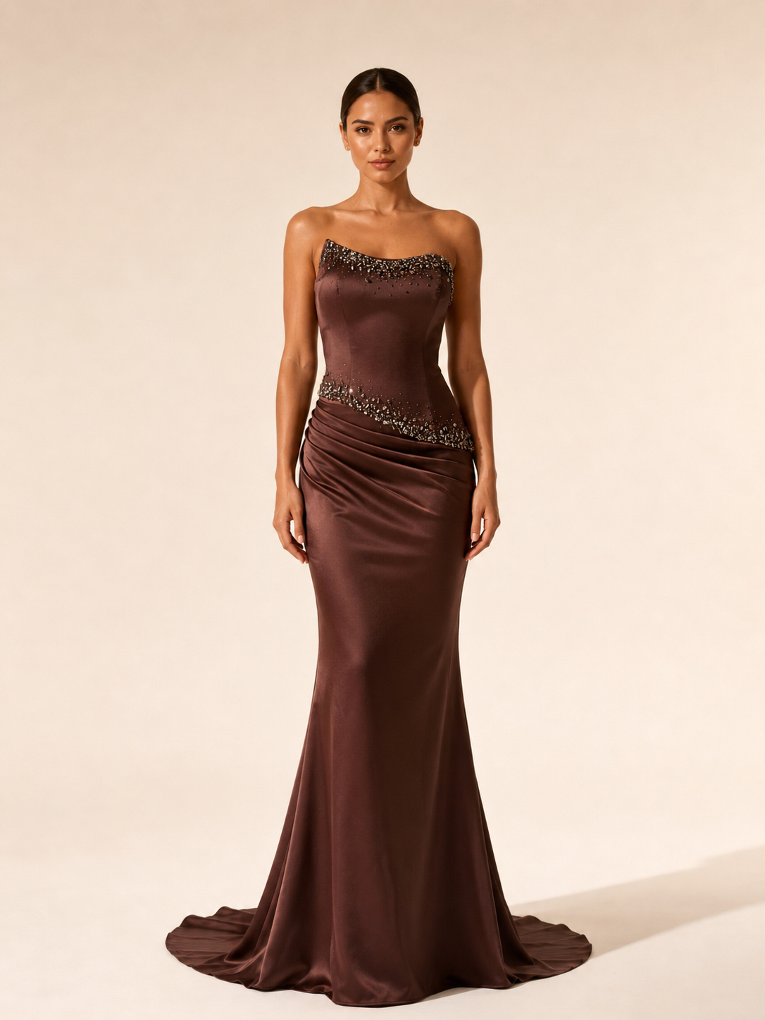 The Ajda Dress Marron