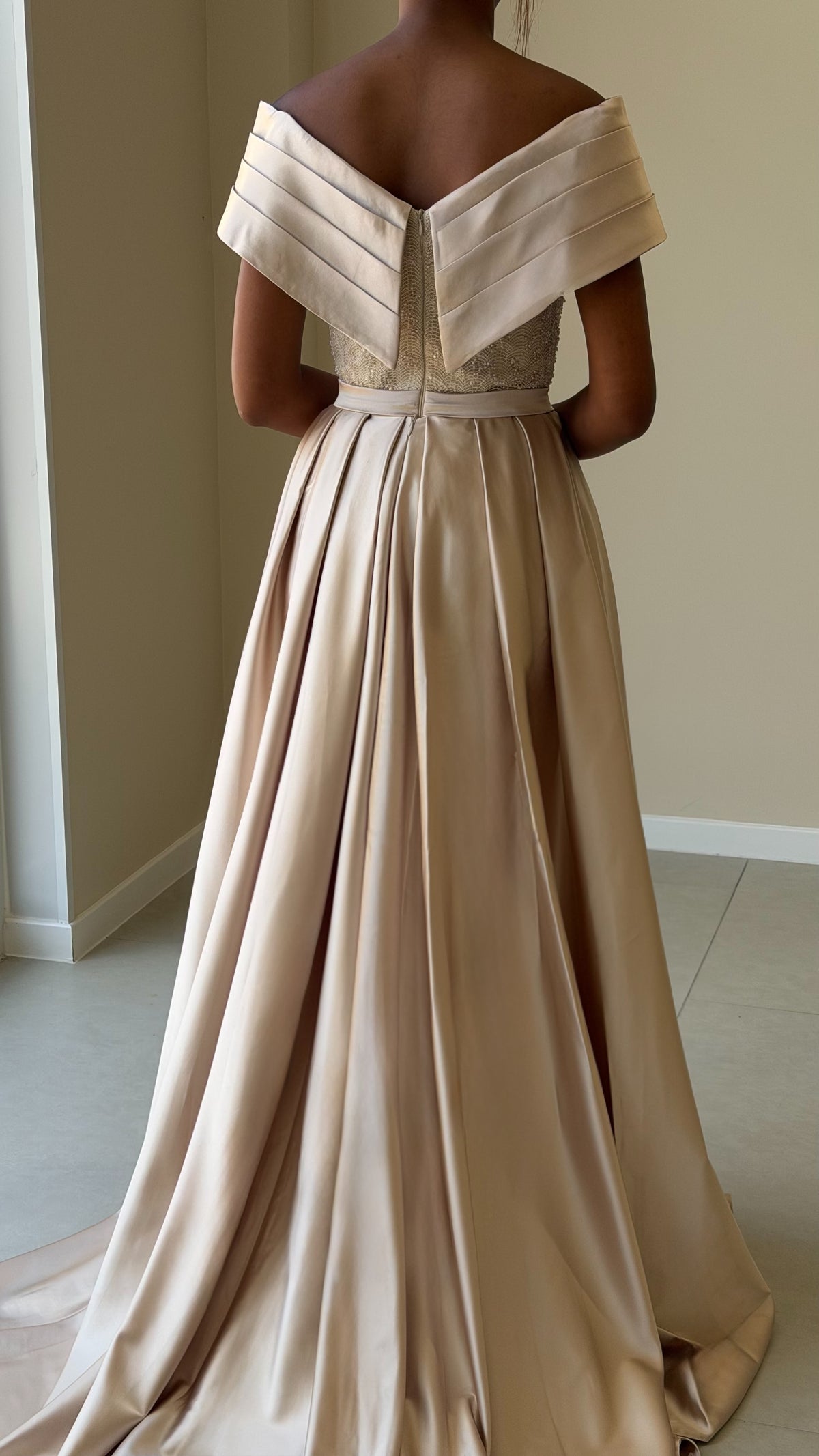 The Zara Dress - Beige
