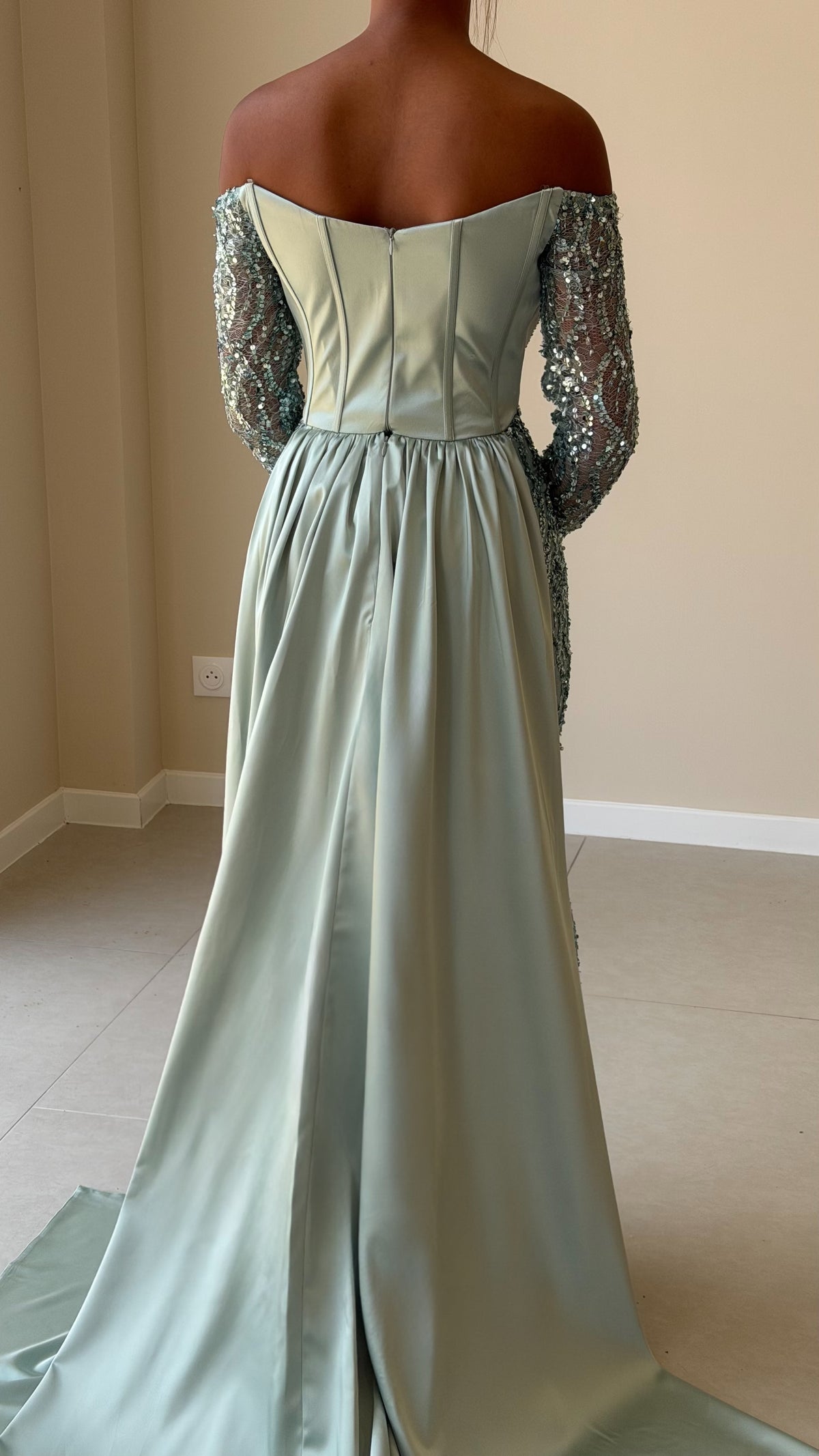 The Mevan Dress - Vert menthe