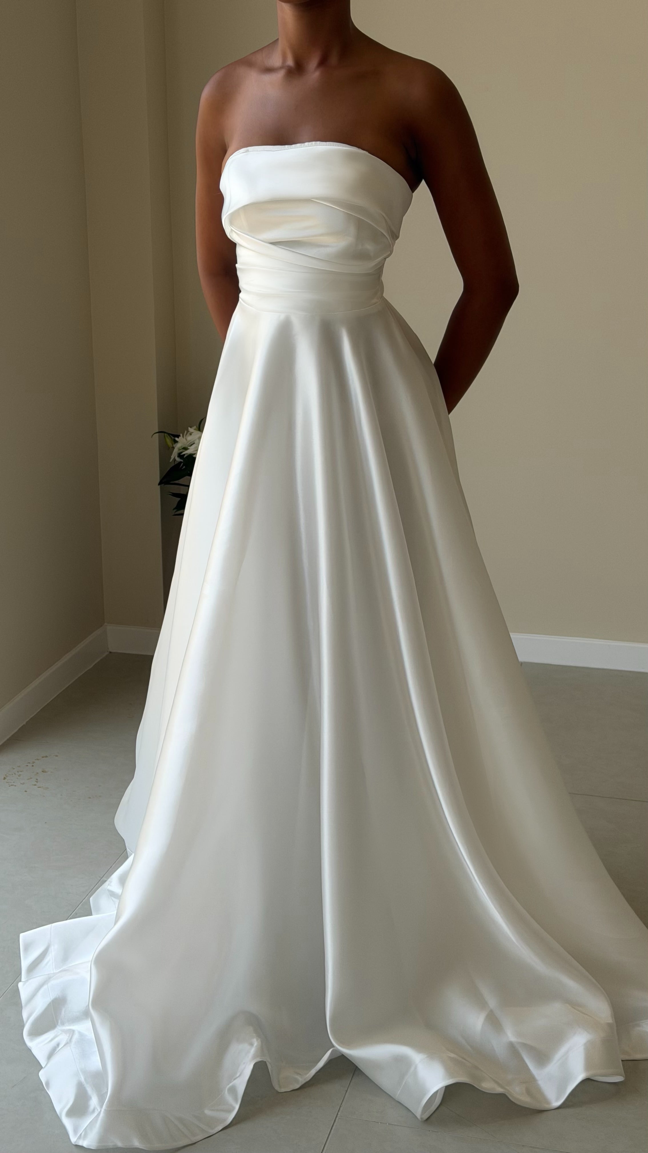 The Flora Dress - Blanc