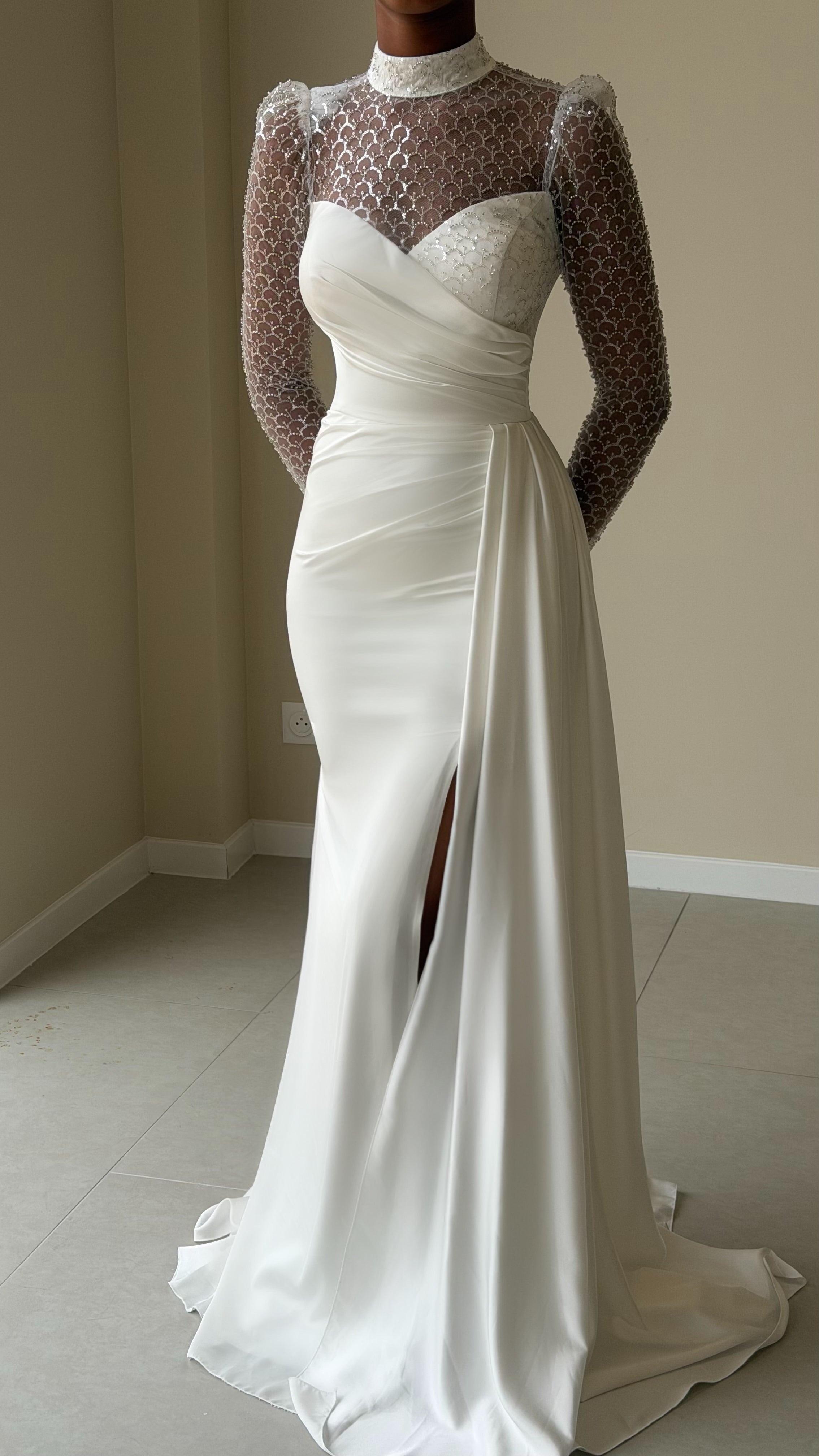 The Feyza Dress - Blanc