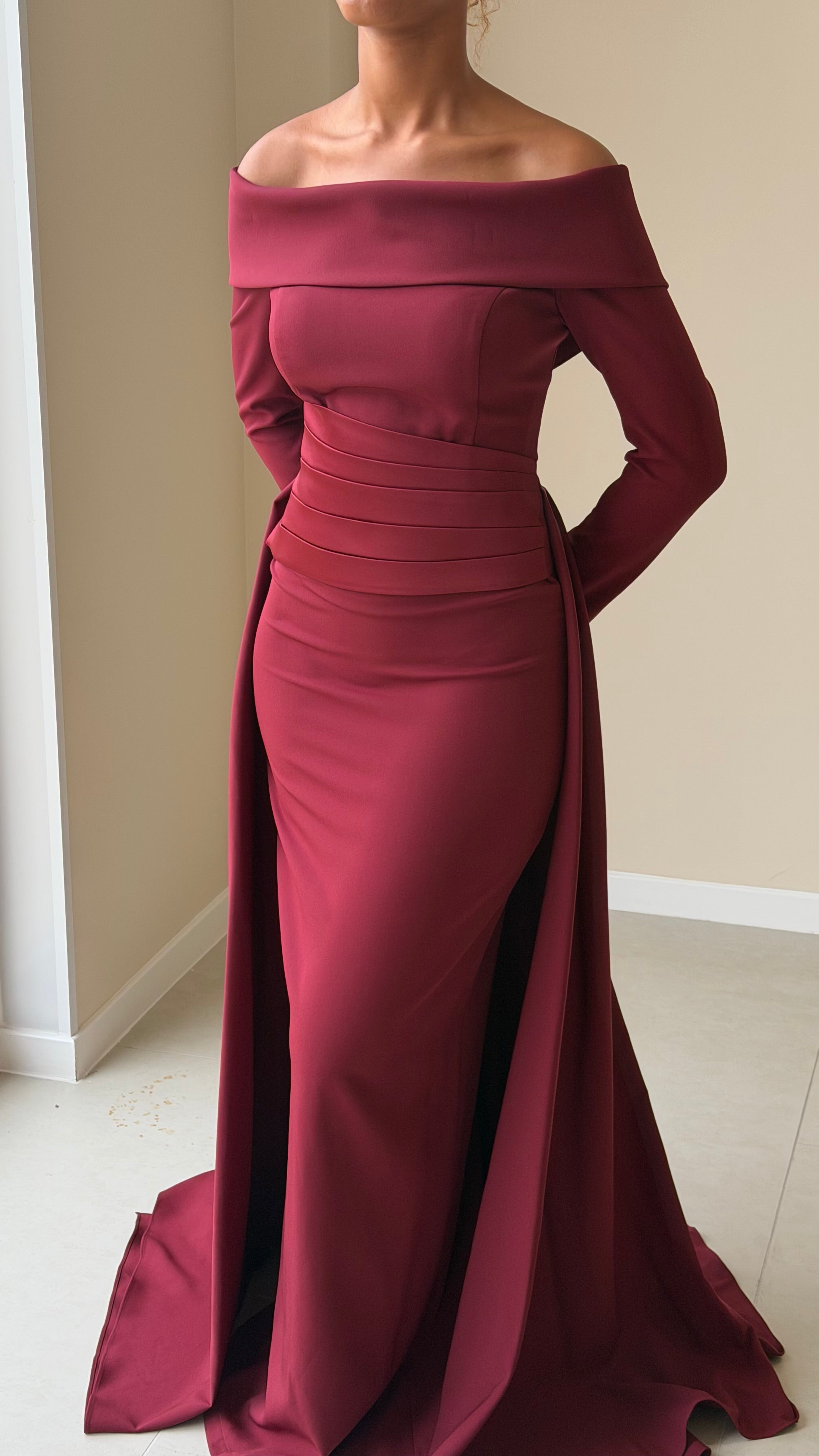 The Darla Dress - Bordeaux