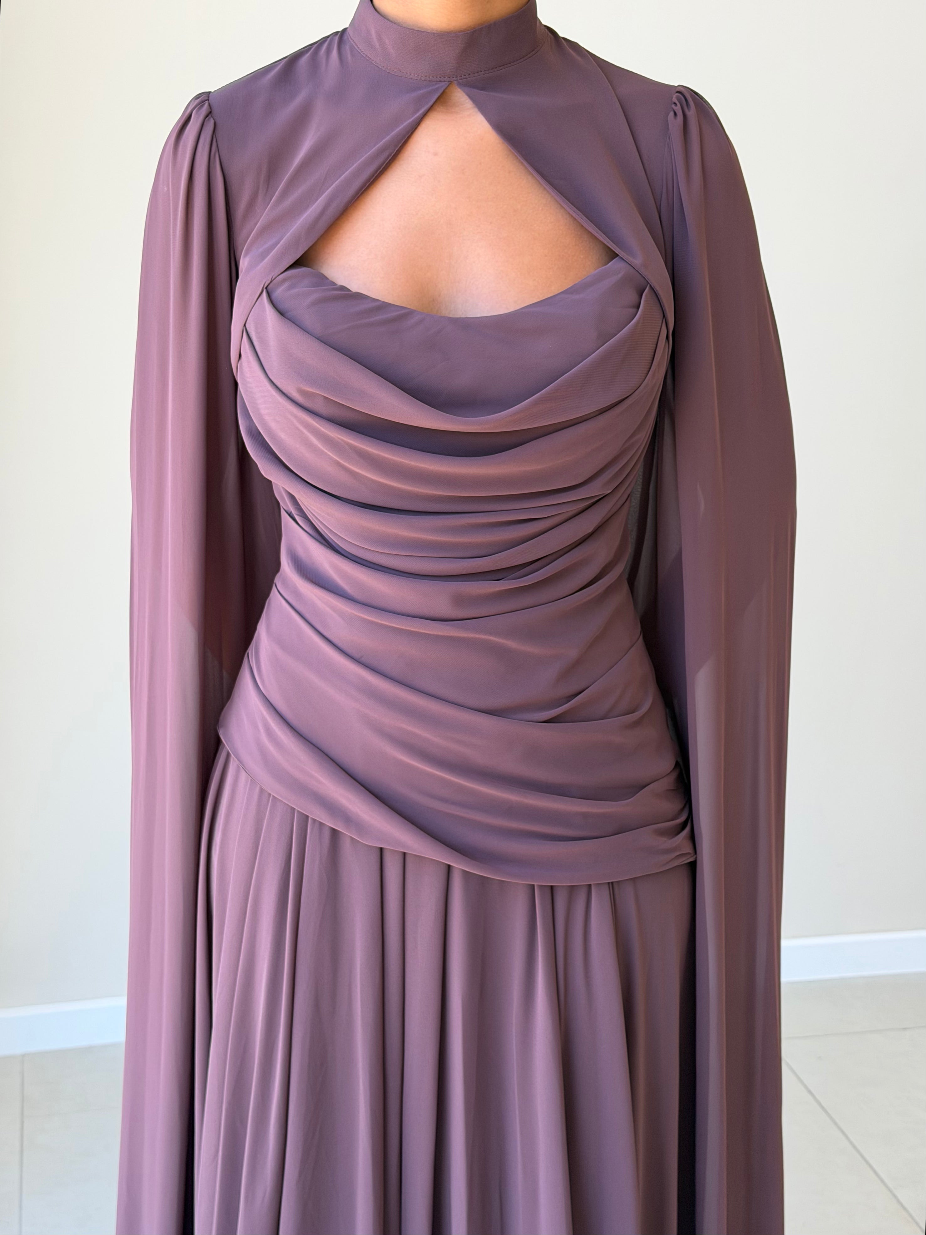 The Manel Dress - Marron