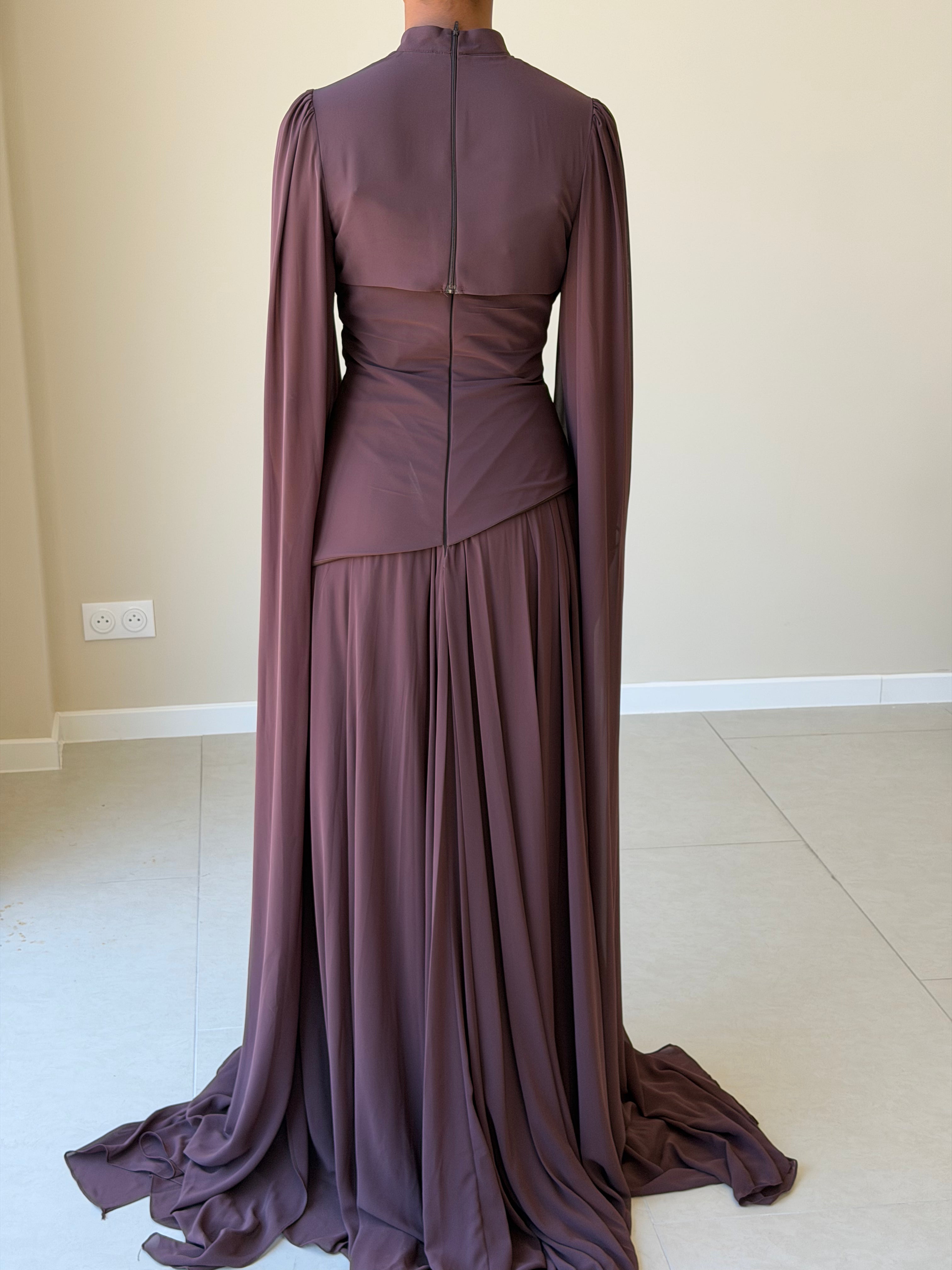 The Manel Dress - Marron