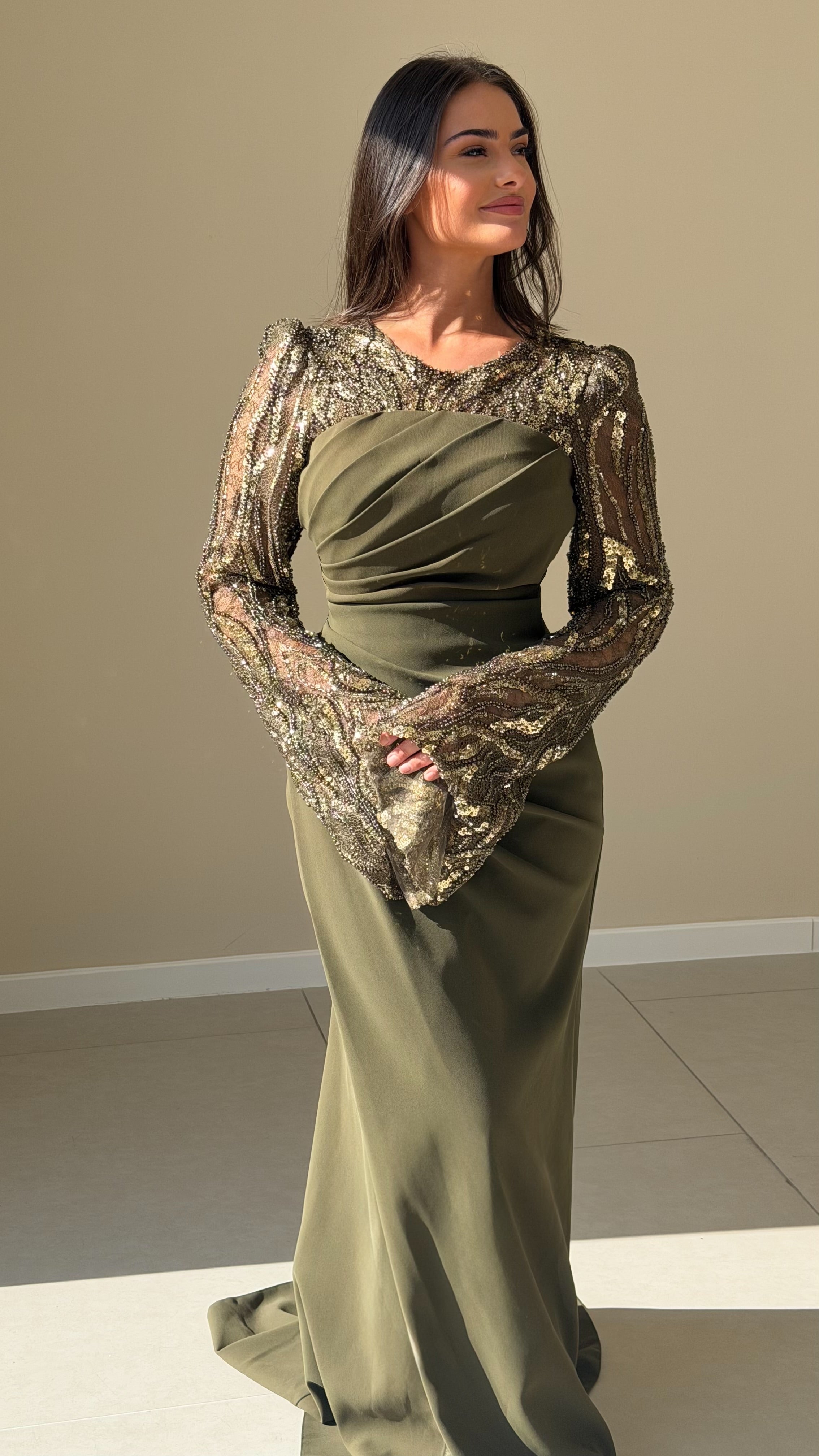 The Themia Dress - Vert