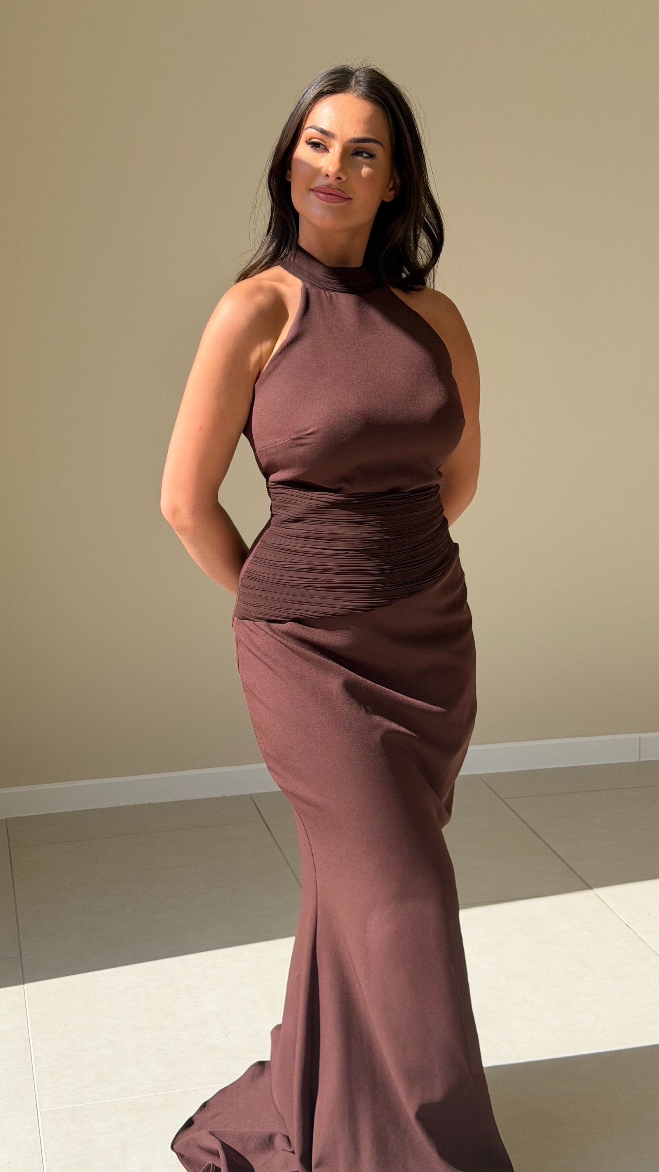 The Ilia Dress - Marron