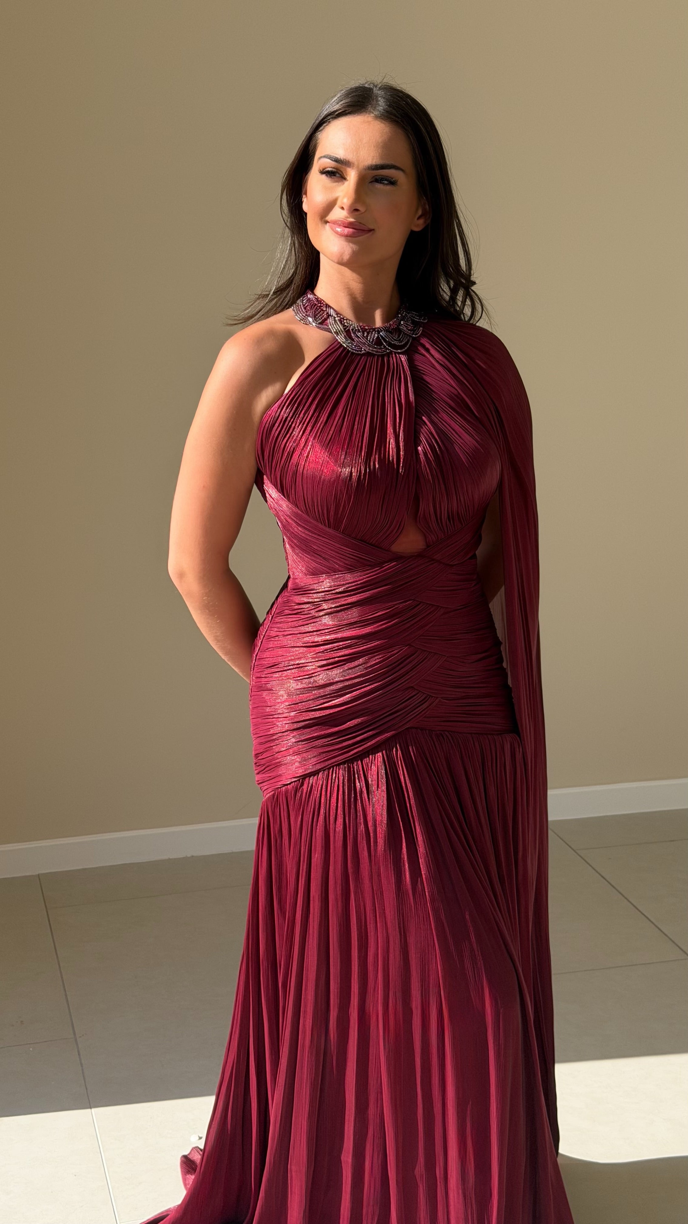 The Ilia Dress - Bordeaux