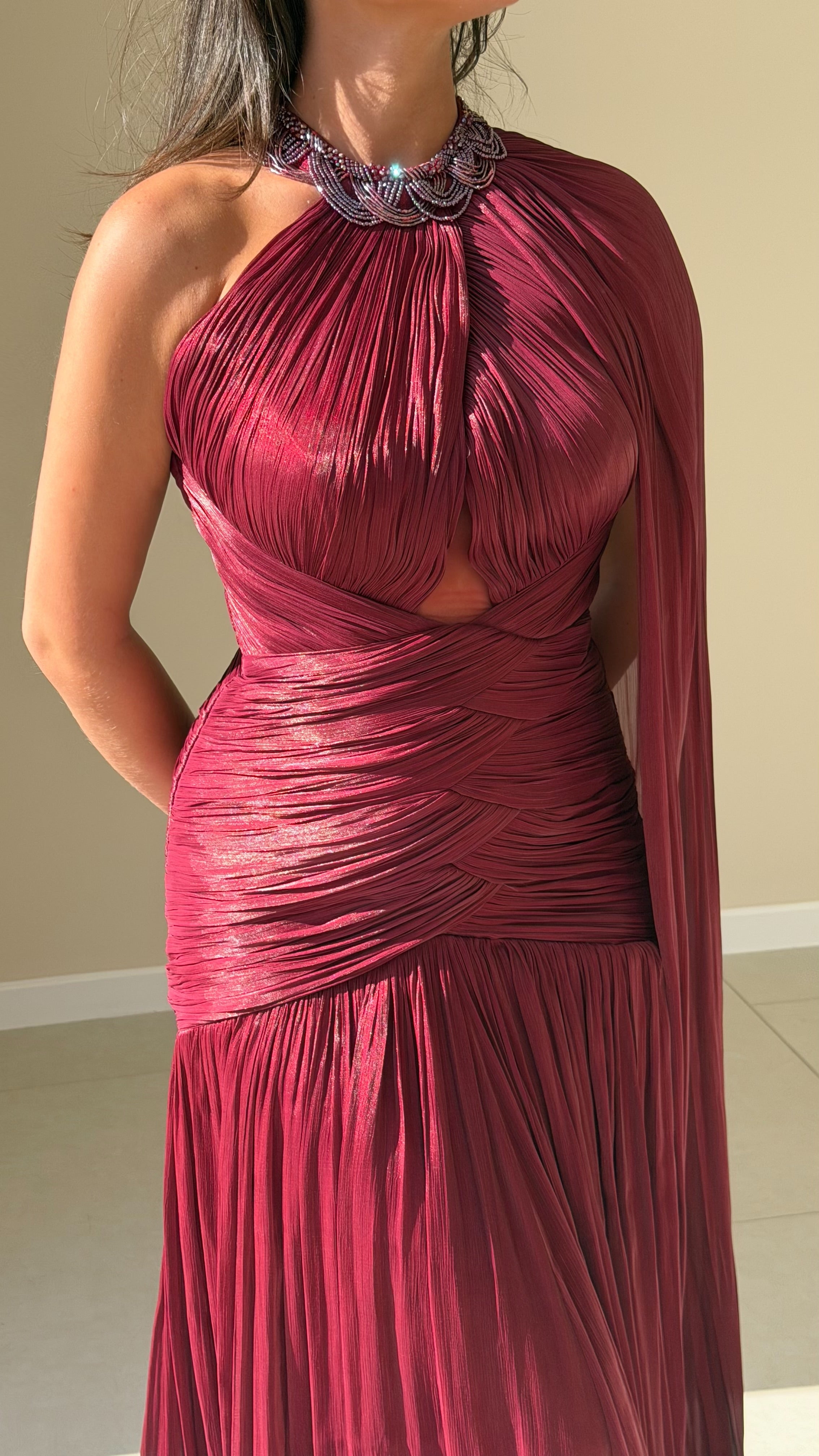 The Ilia Dress - Bordeaux