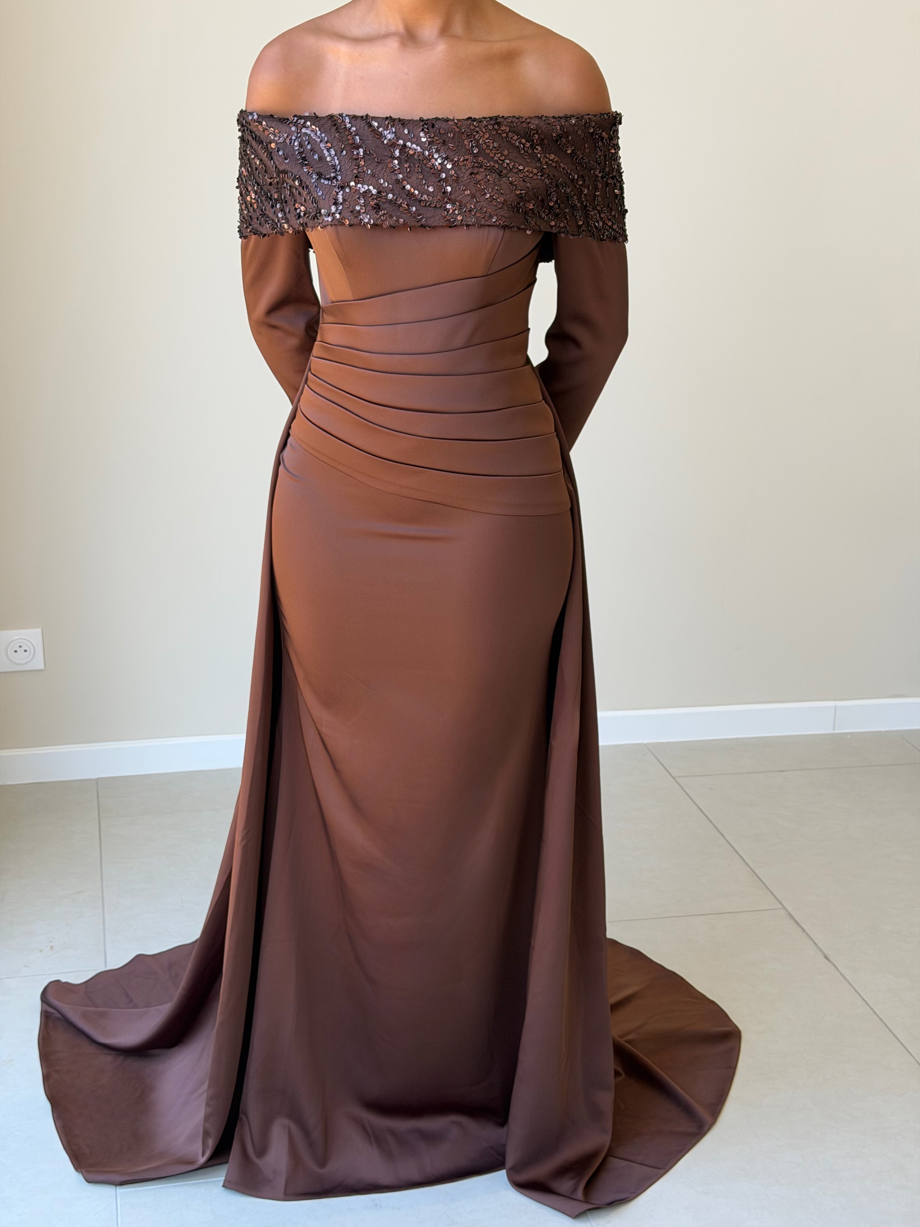 The Liana Dress - Marron