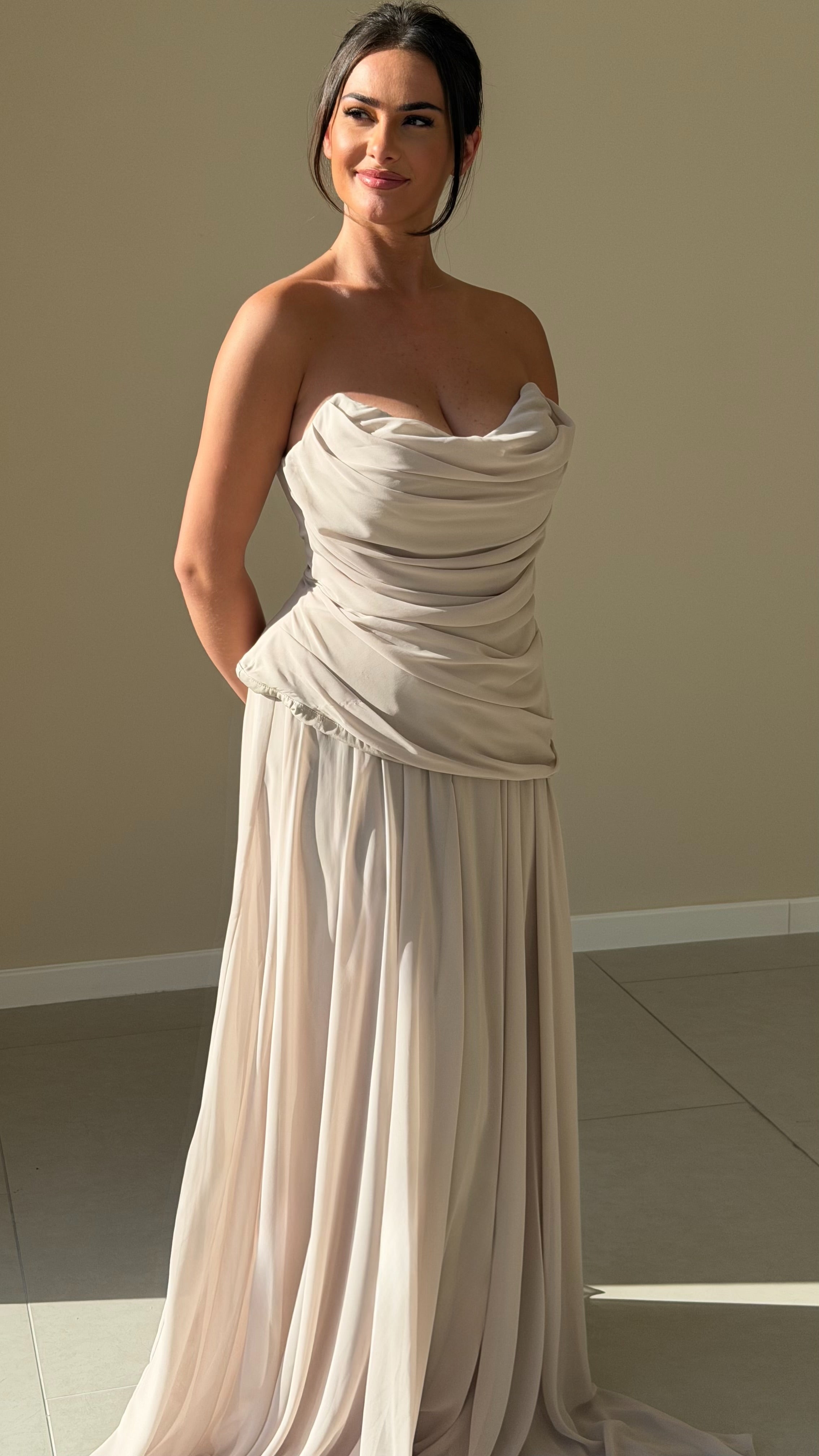 The Manel Dress - Beige
