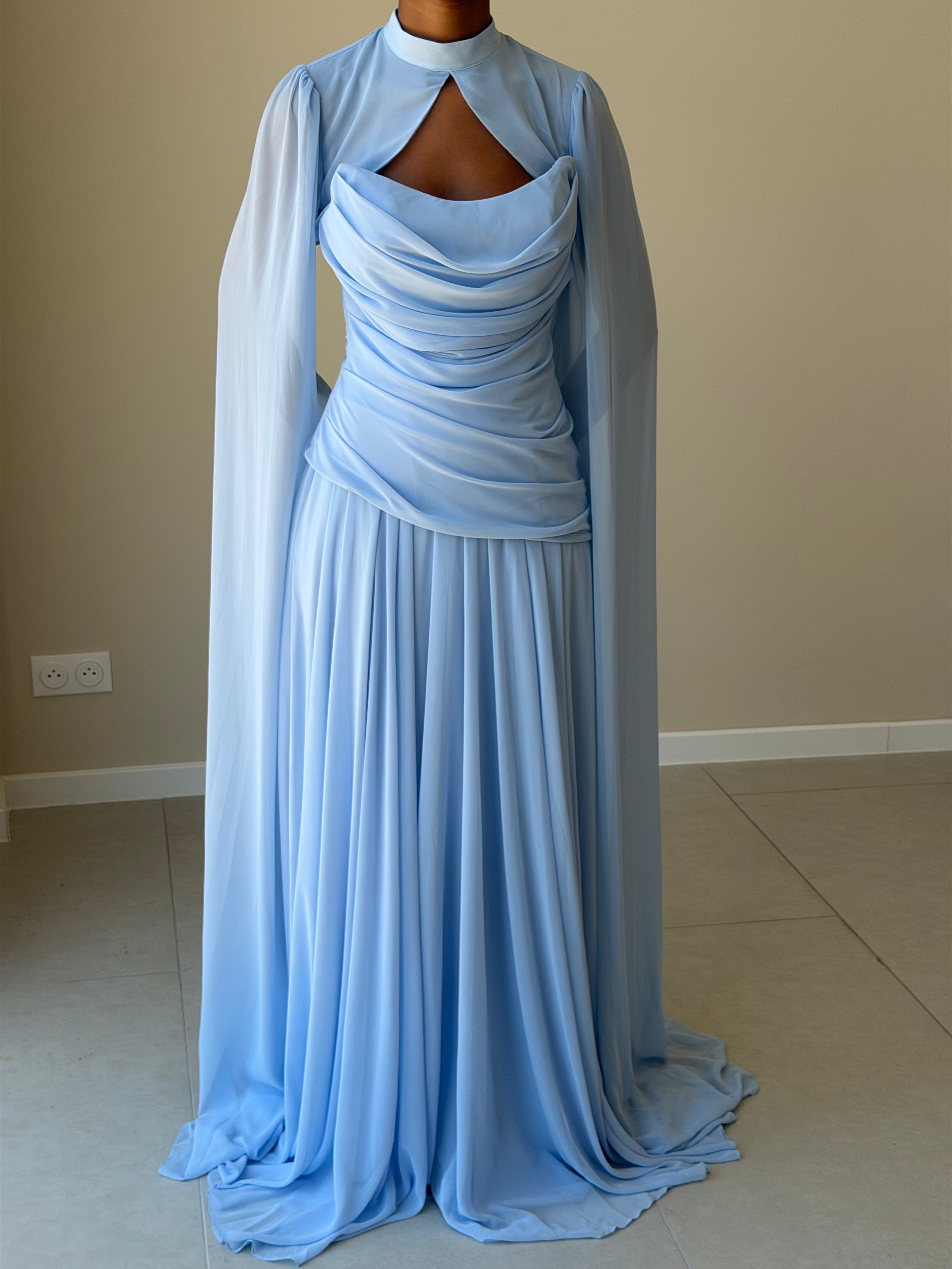 The Manel Dress - Bleu