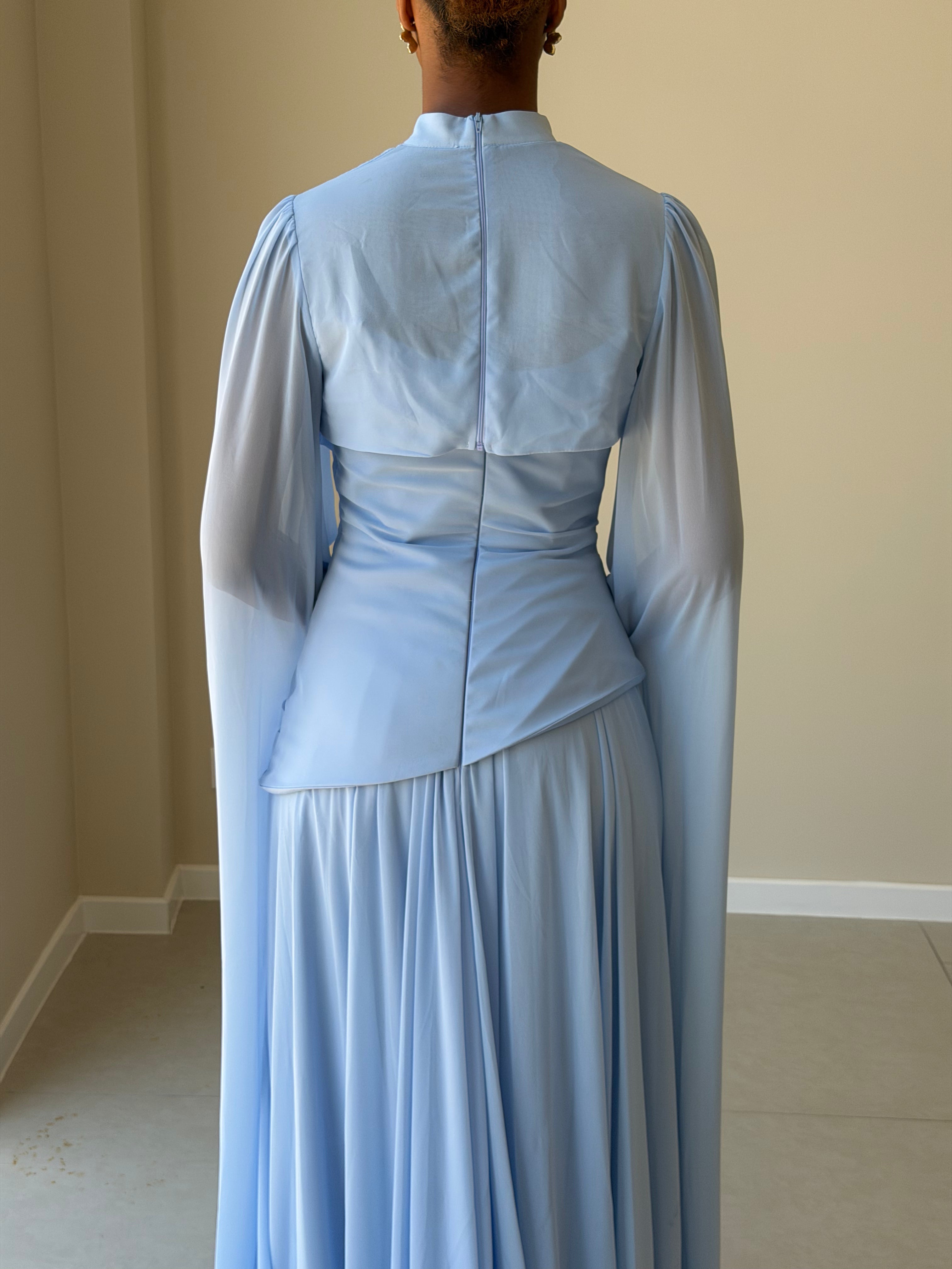 The Manel Dress – Blau