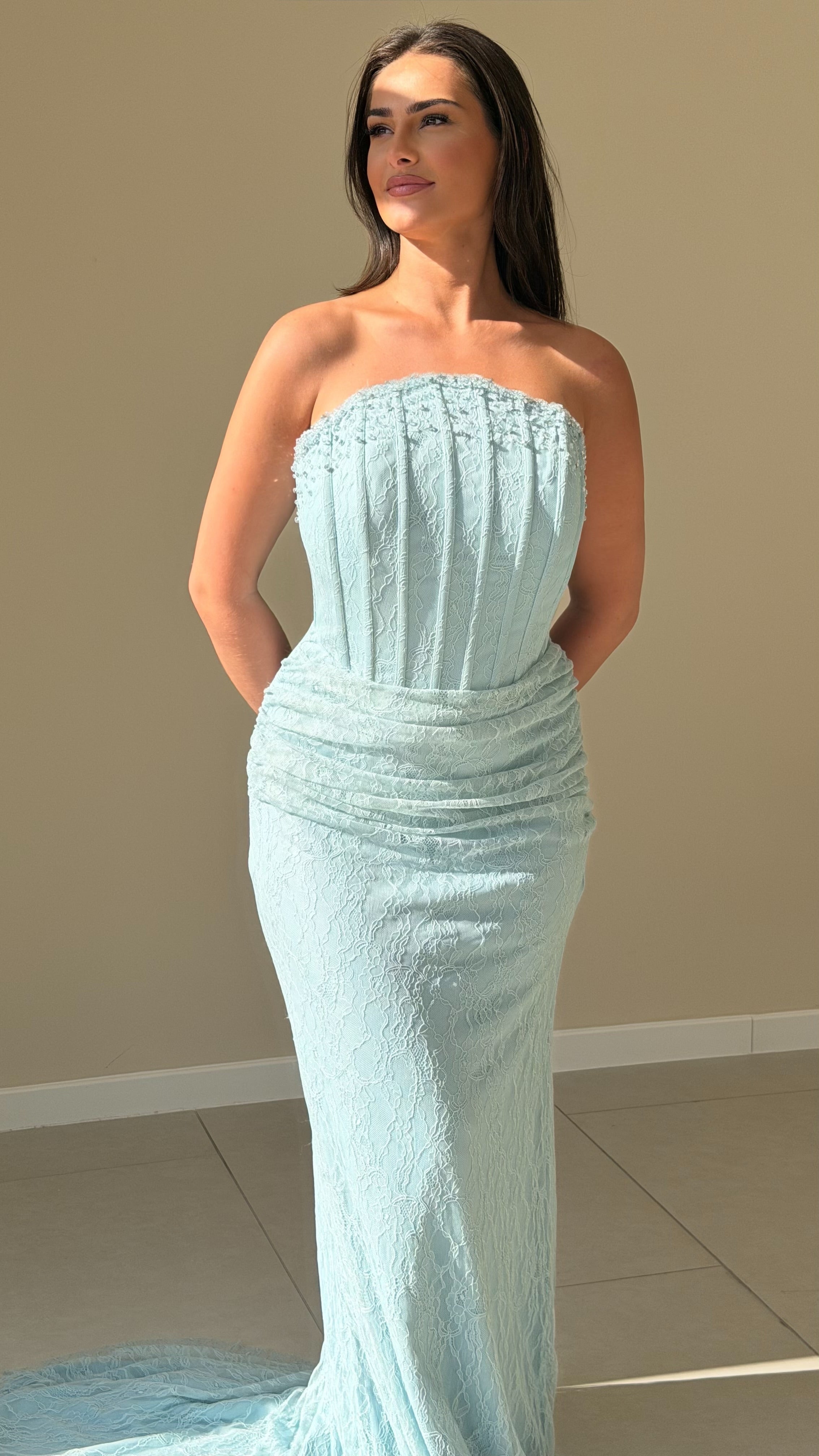 The Nadia Dress - Bleu